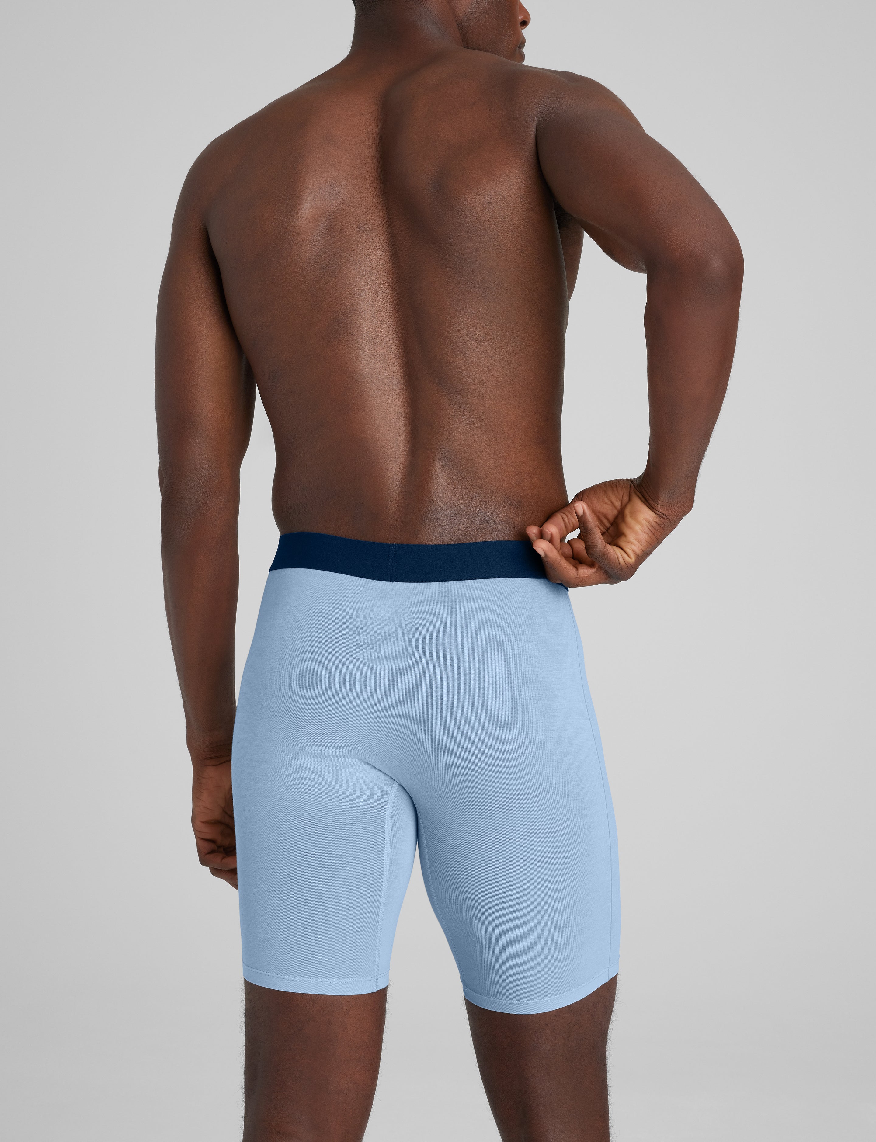 Cool Cotton Boxer Brief 8"