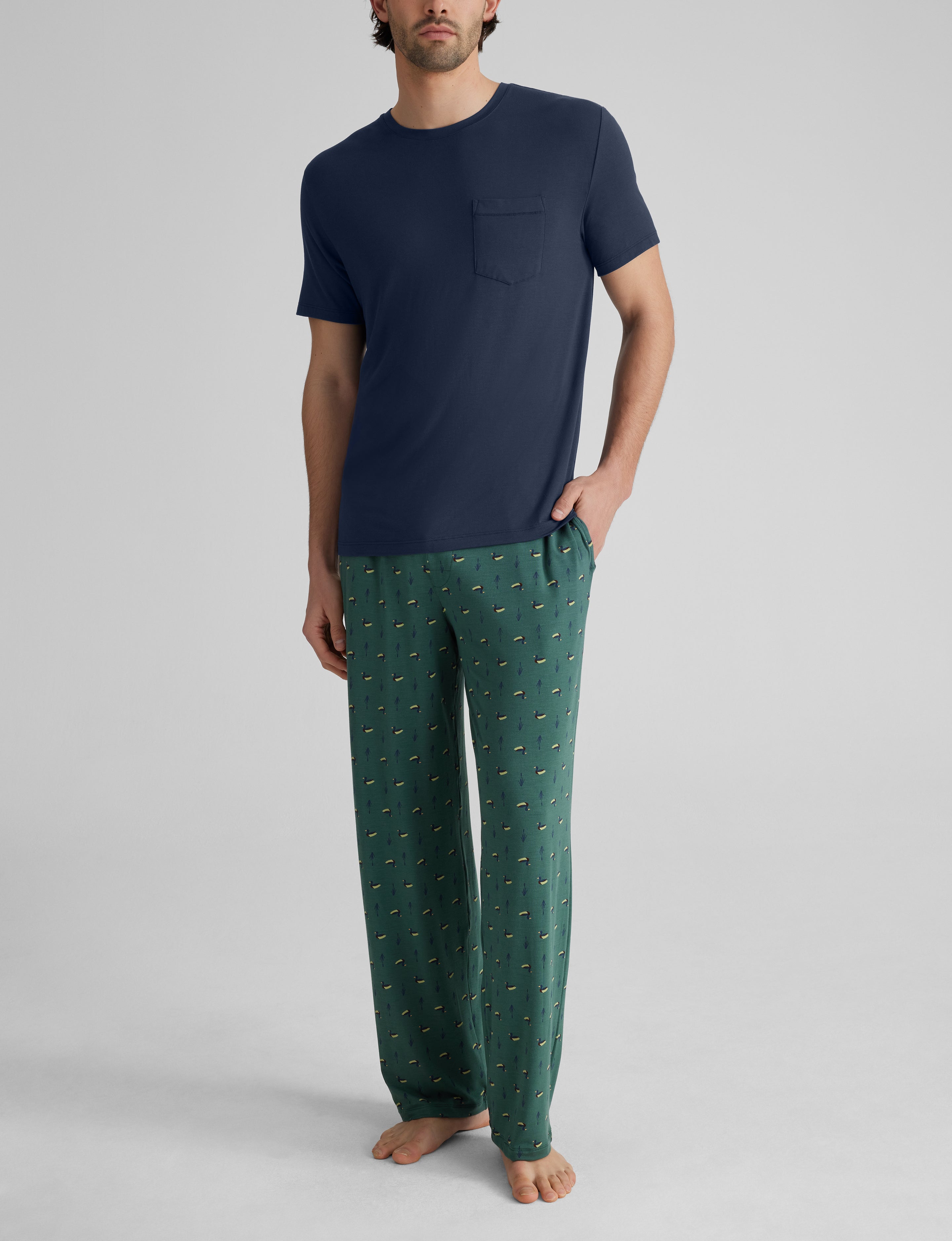 Second Skin Sleep Pocket Tee & Pant Set