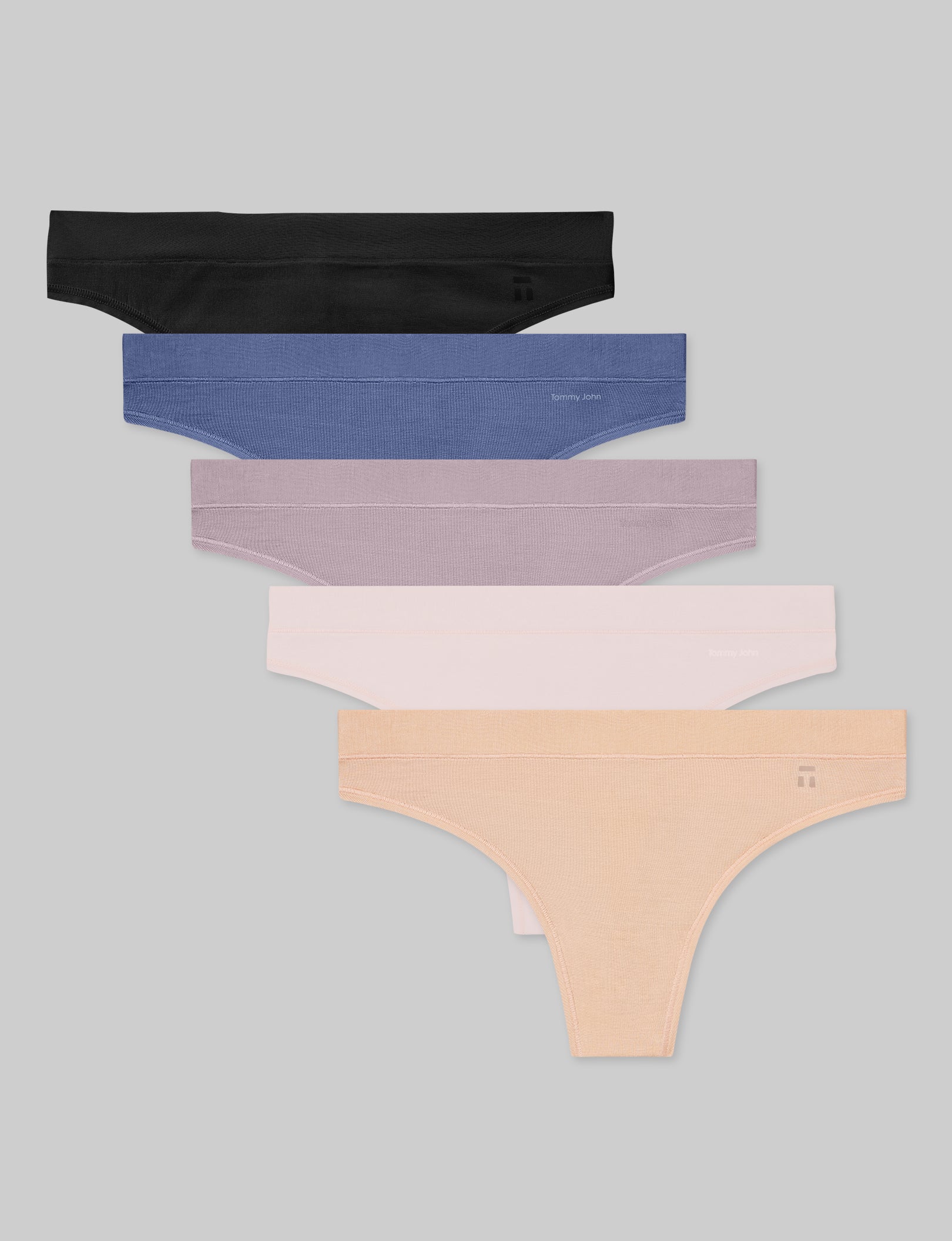Women's Second Skin Thong (5-Pack)