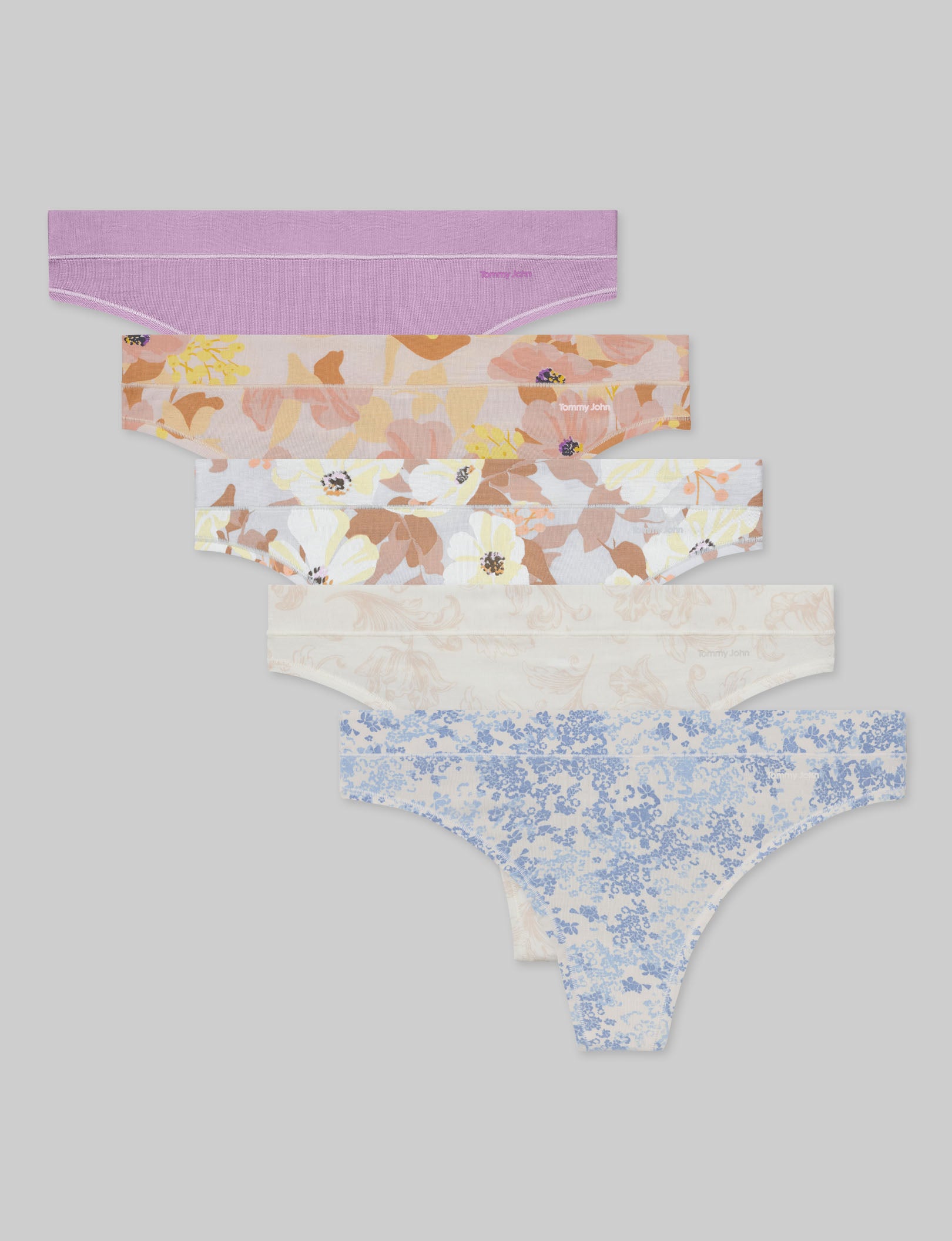 Women's Second Skin Thong (5-Pack)