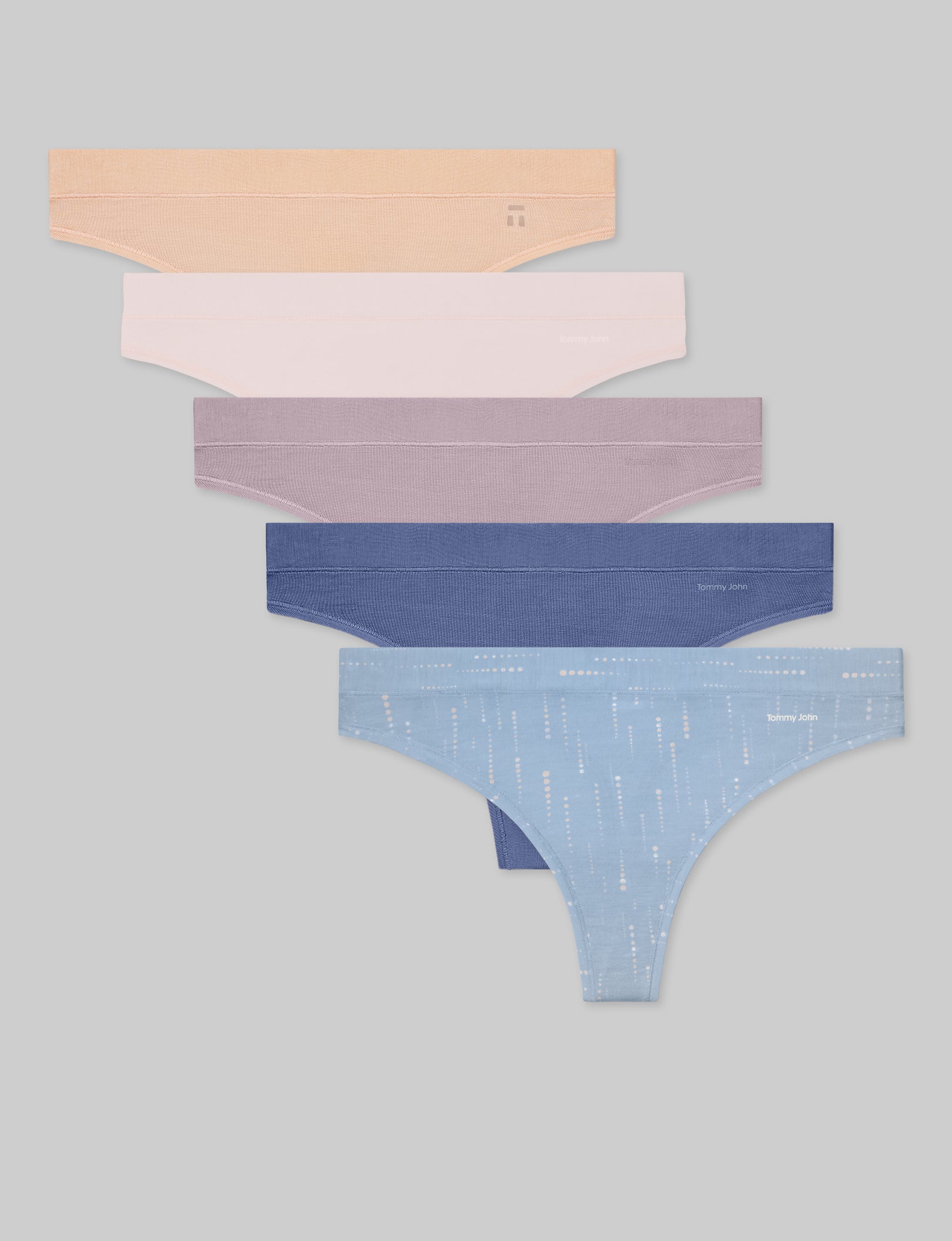 Women's Second Skin Thong (5-Pack)