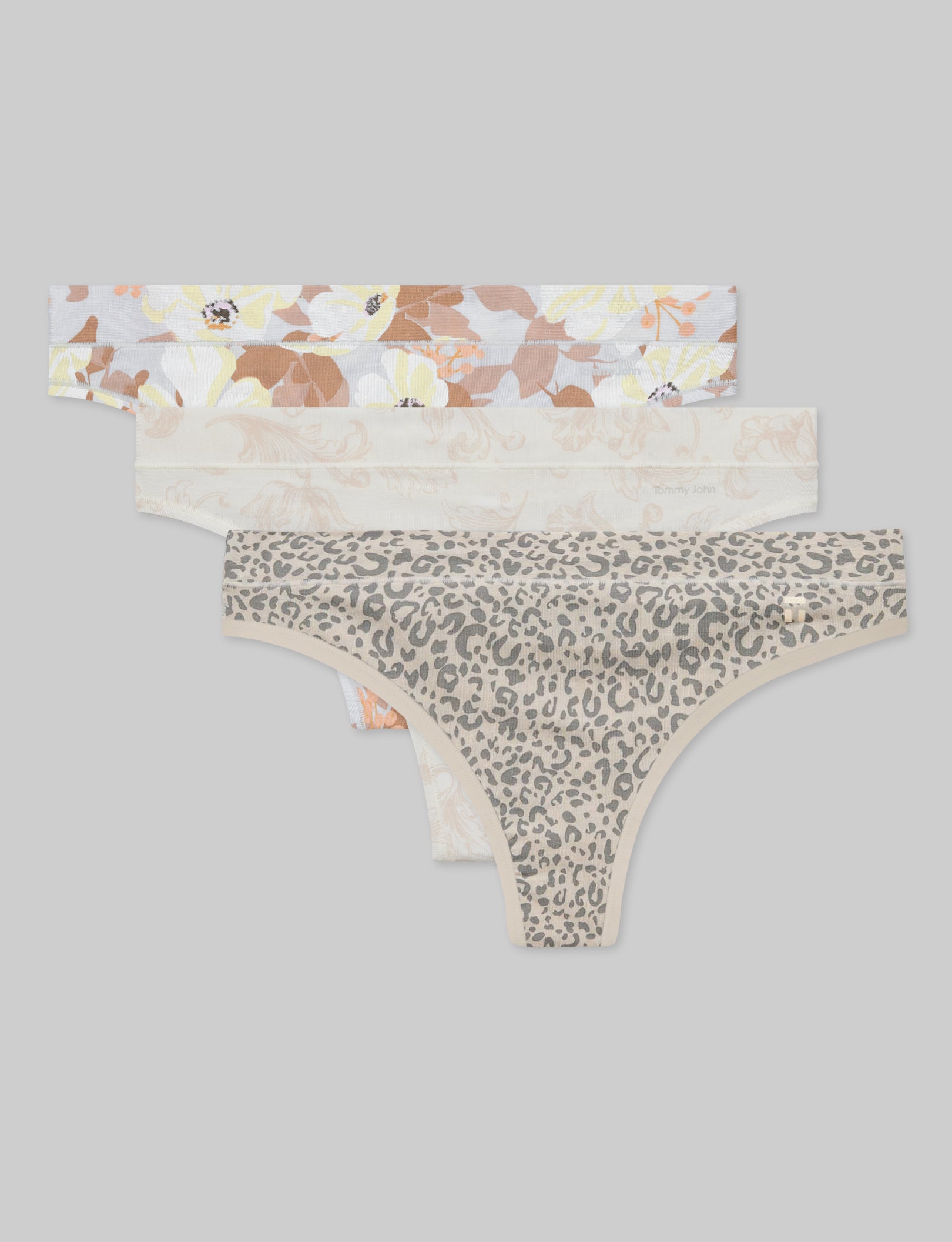 Women's Second Skin Thong (3-Pack)