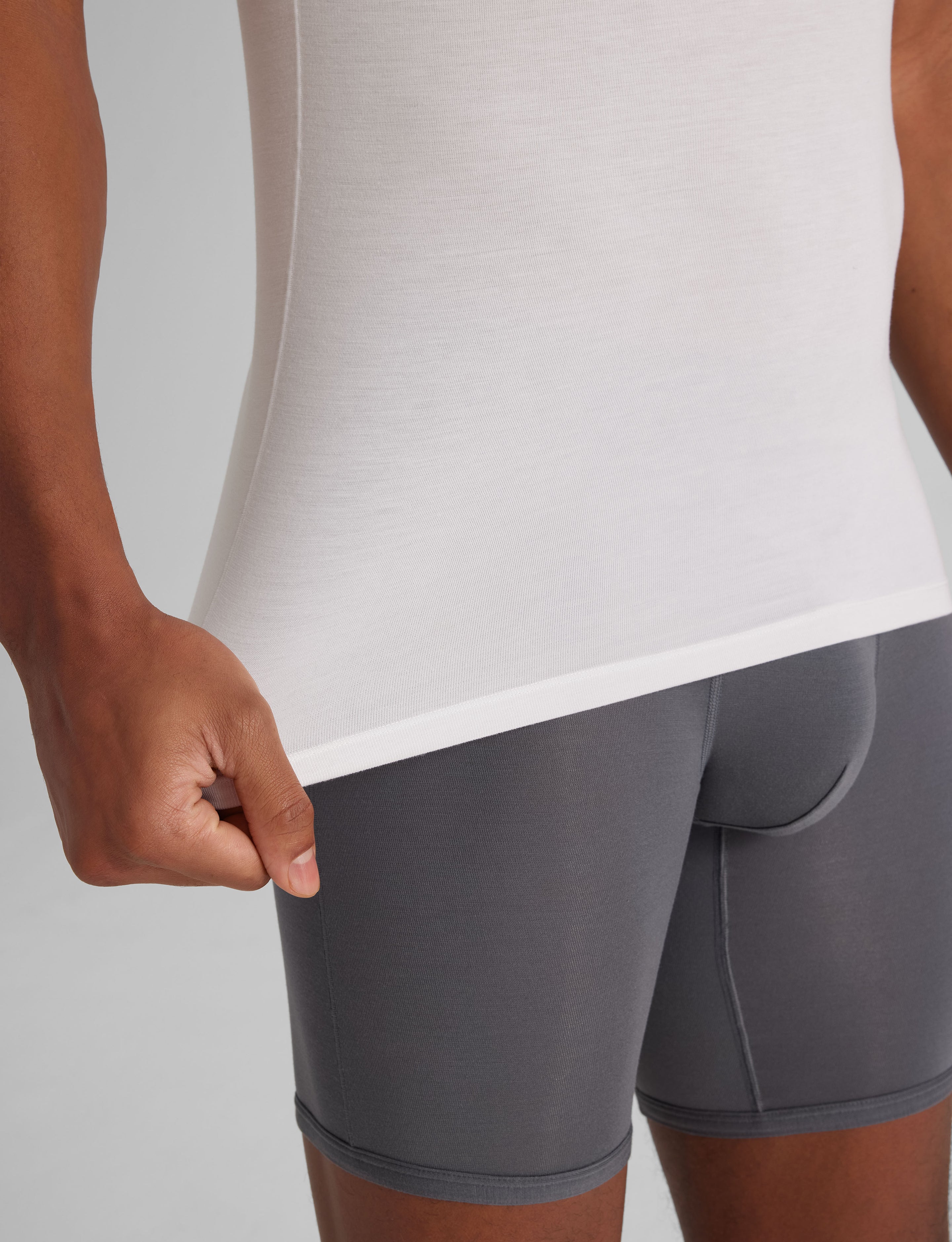 Second Skin Crew Neck Stay-Tucked Undershirt