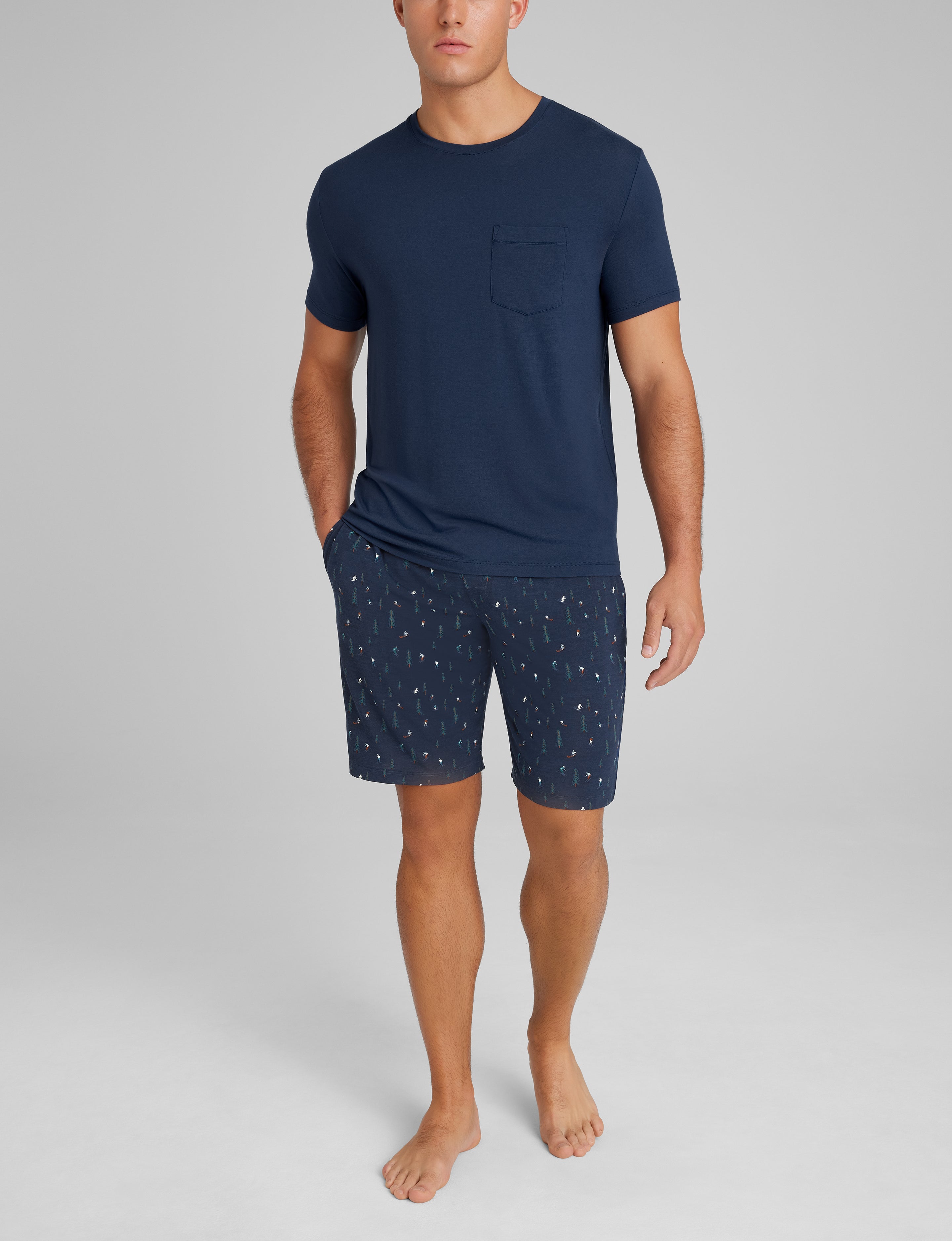 Second Skin Sleep Pocket Tee & Short Set