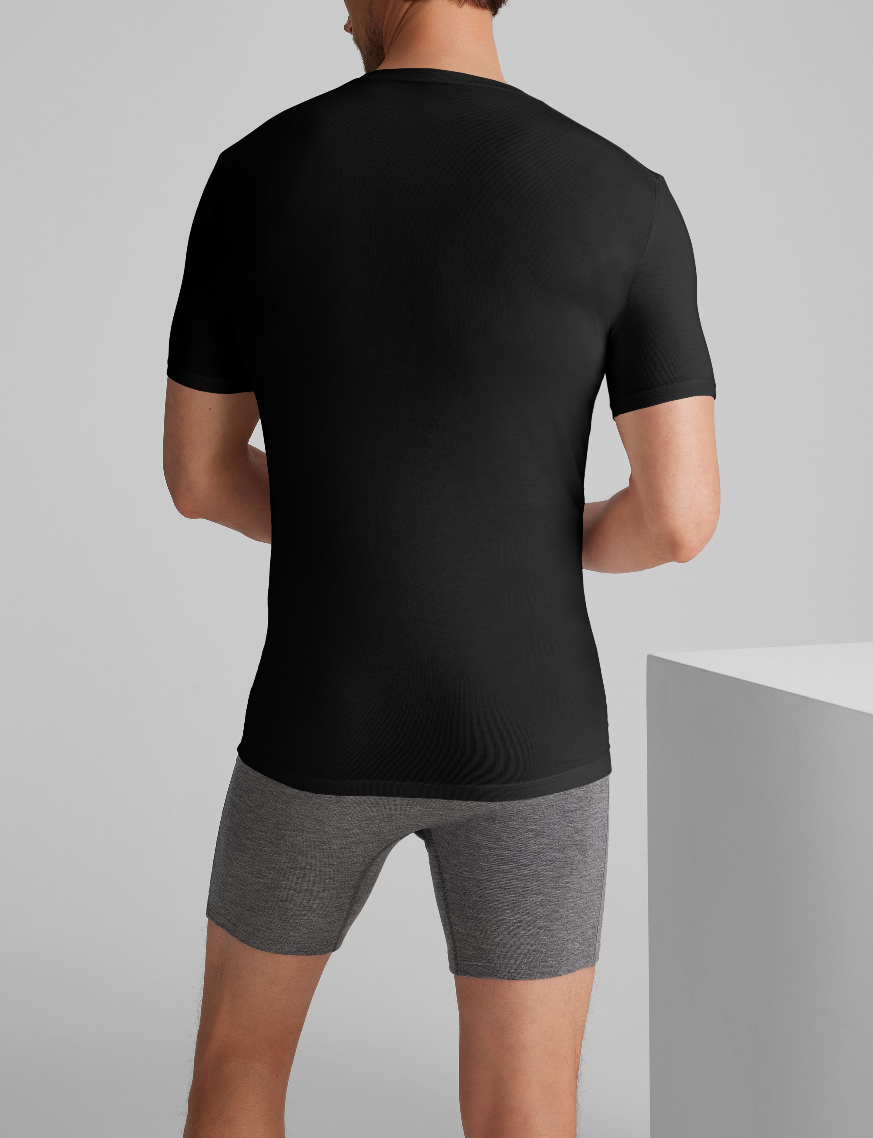 Second Skin Deep V-Neck Stay-Tucked Undershirt (6-Pack)