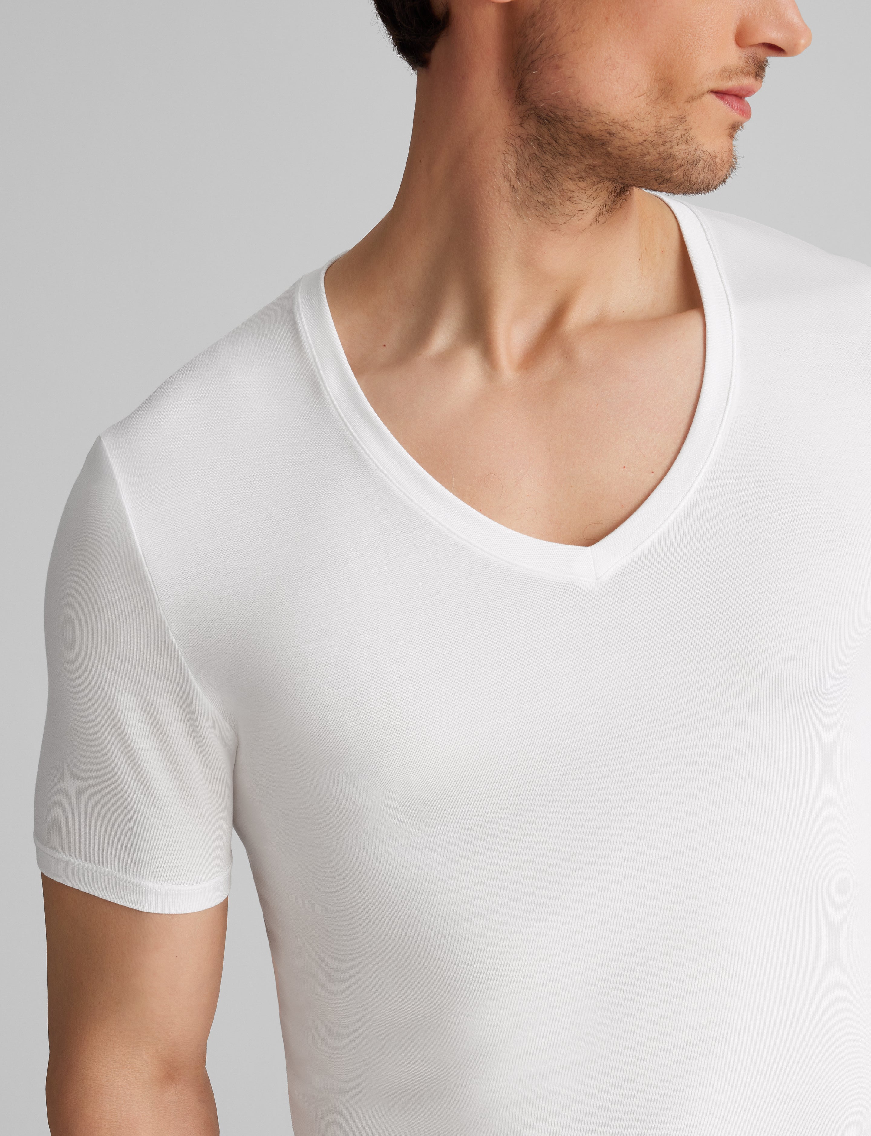 Second Skin Deep V-Neck Stay-Tucked Undershirt (6-Pack)