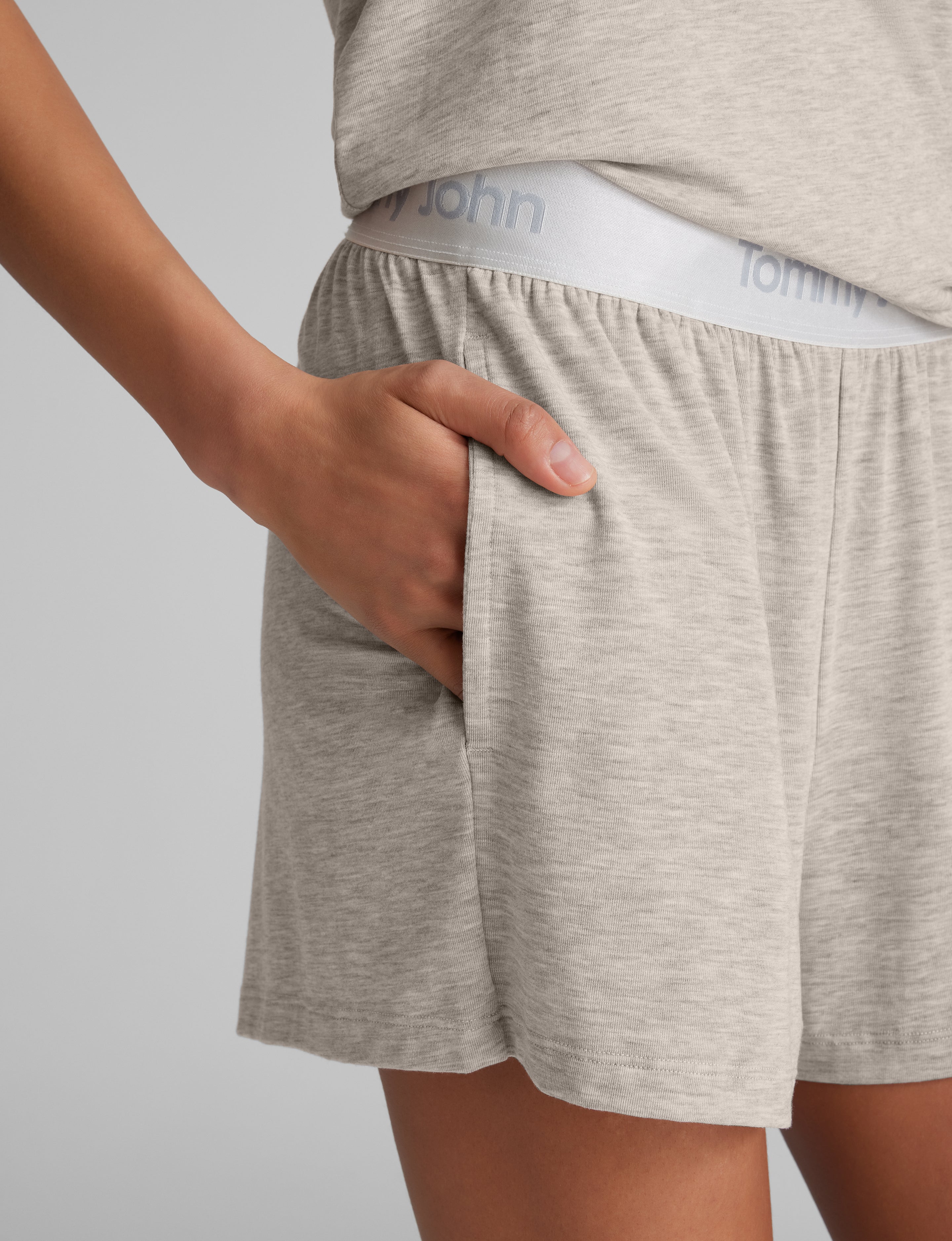 Women's Second Skin Sleep Pocket Tee & Short Set
