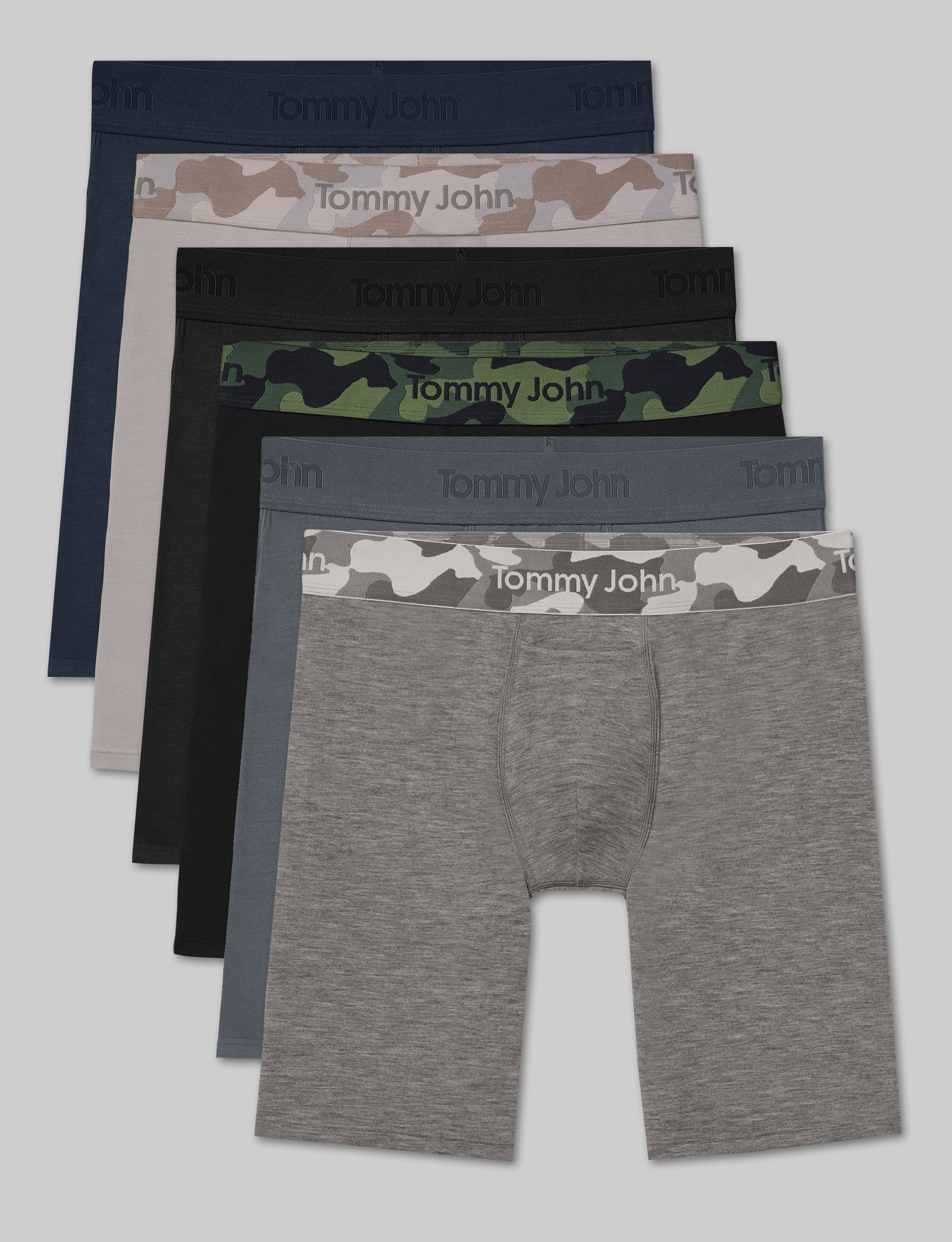 Second Skin Boxer Brief 8" (6-Pack)