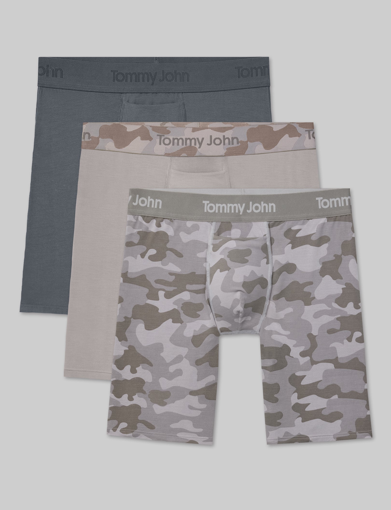 Second Skin Boxer Brief 8" (3-Pack)