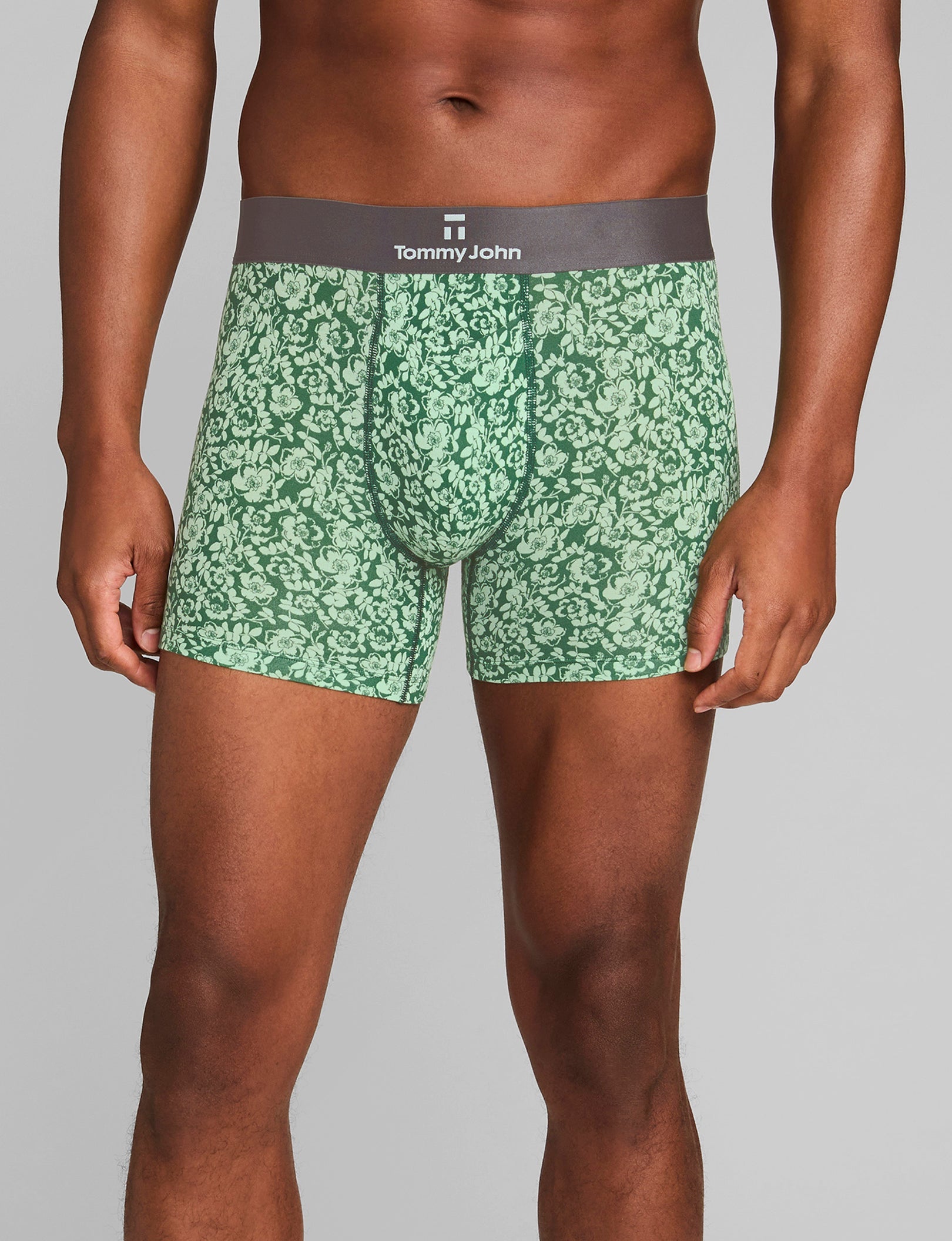 Tommy John Men s Second Skin Trunk 4 Boxer Brief in On The Rocks Size XXL