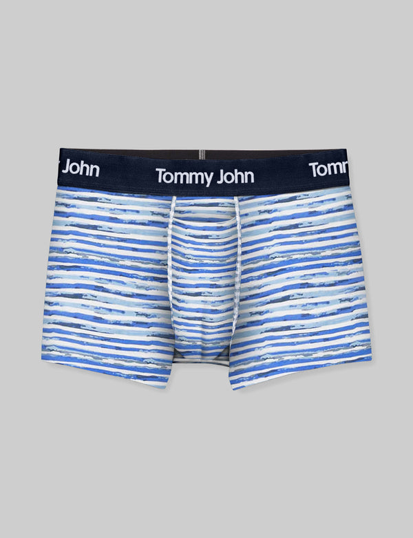Tommy John Second Skin Squarecut Boxer Brief Trunk Black modal XL