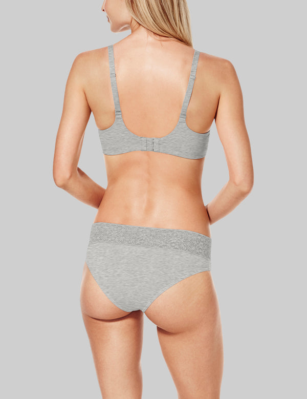 100% Cotton - Lined Wirefree Bra, Style G304 