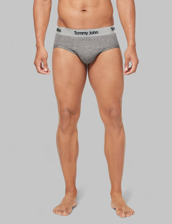 Other 6-15 TOMMY JOHN Men's Classic Briefs Second Skin Black XL