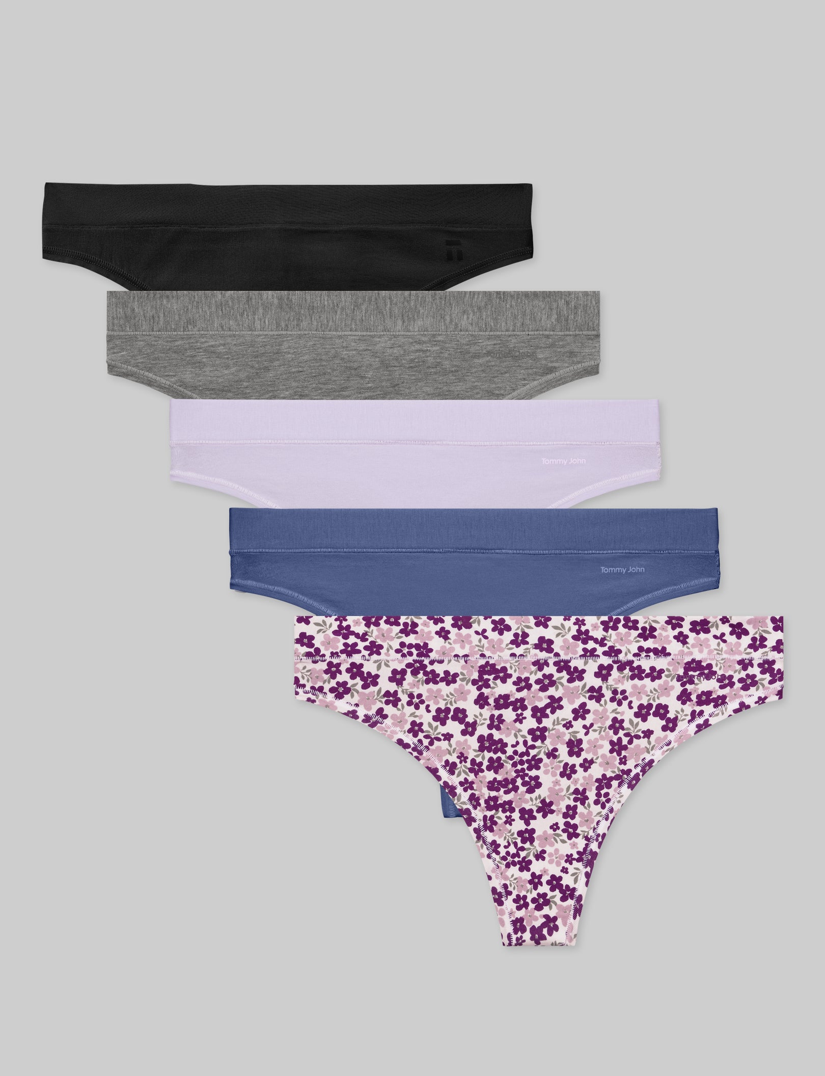 Women's Cool Cotton Thong (5-Pack)