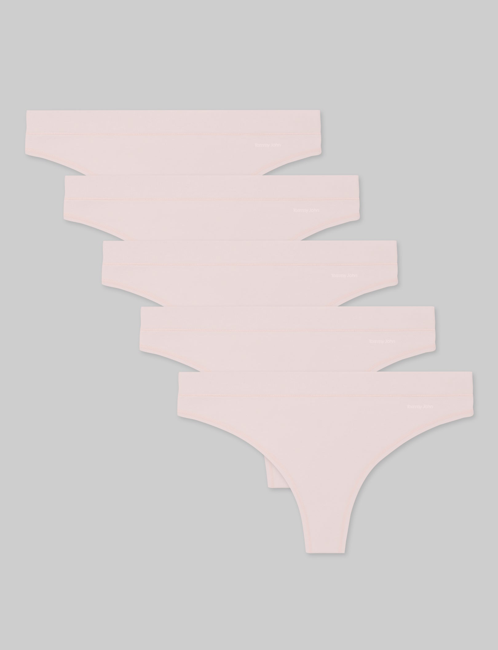 Women's Cool Cotton Thong (5-Pack)
