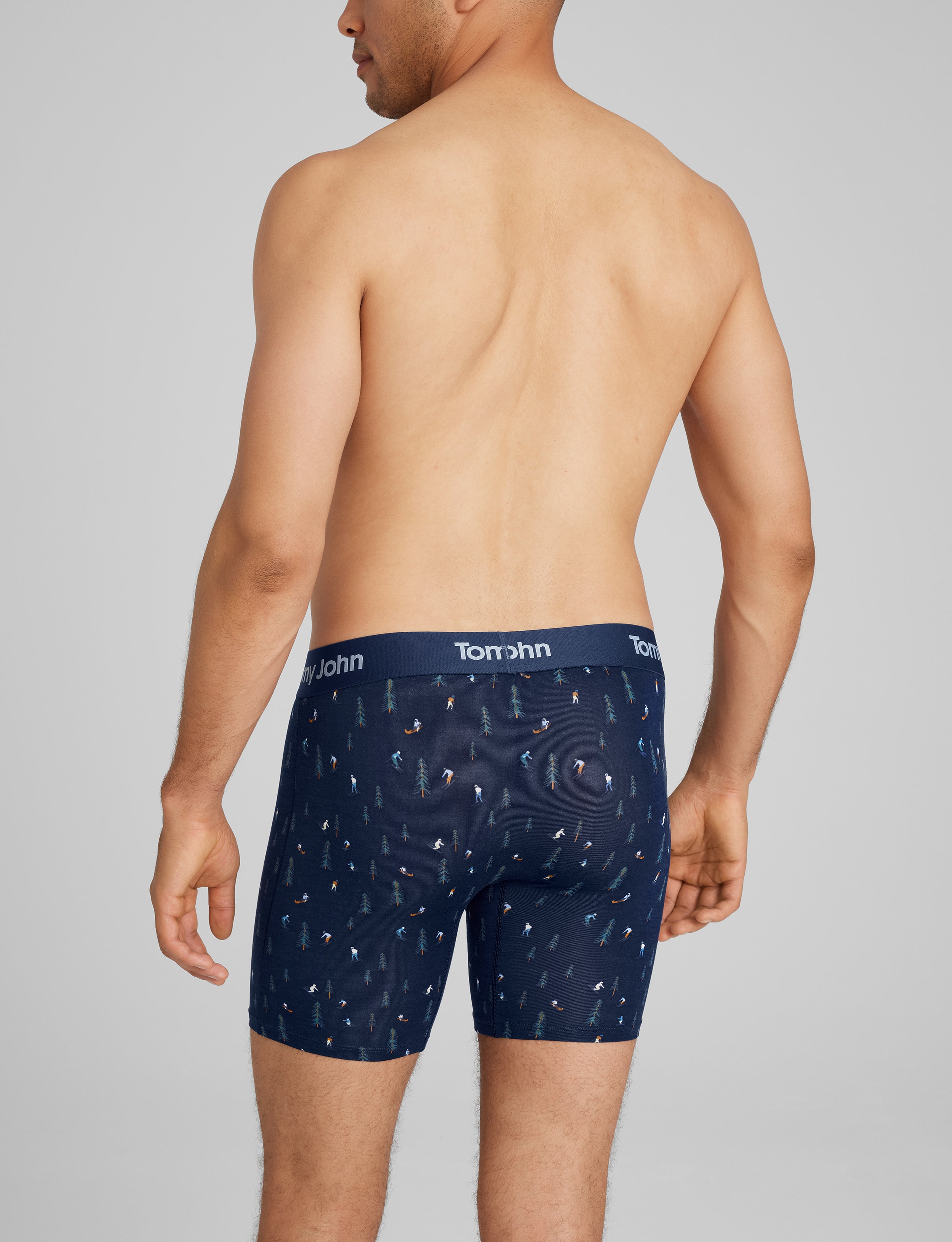Second Skin Mid-Length Boxer Brief 6"