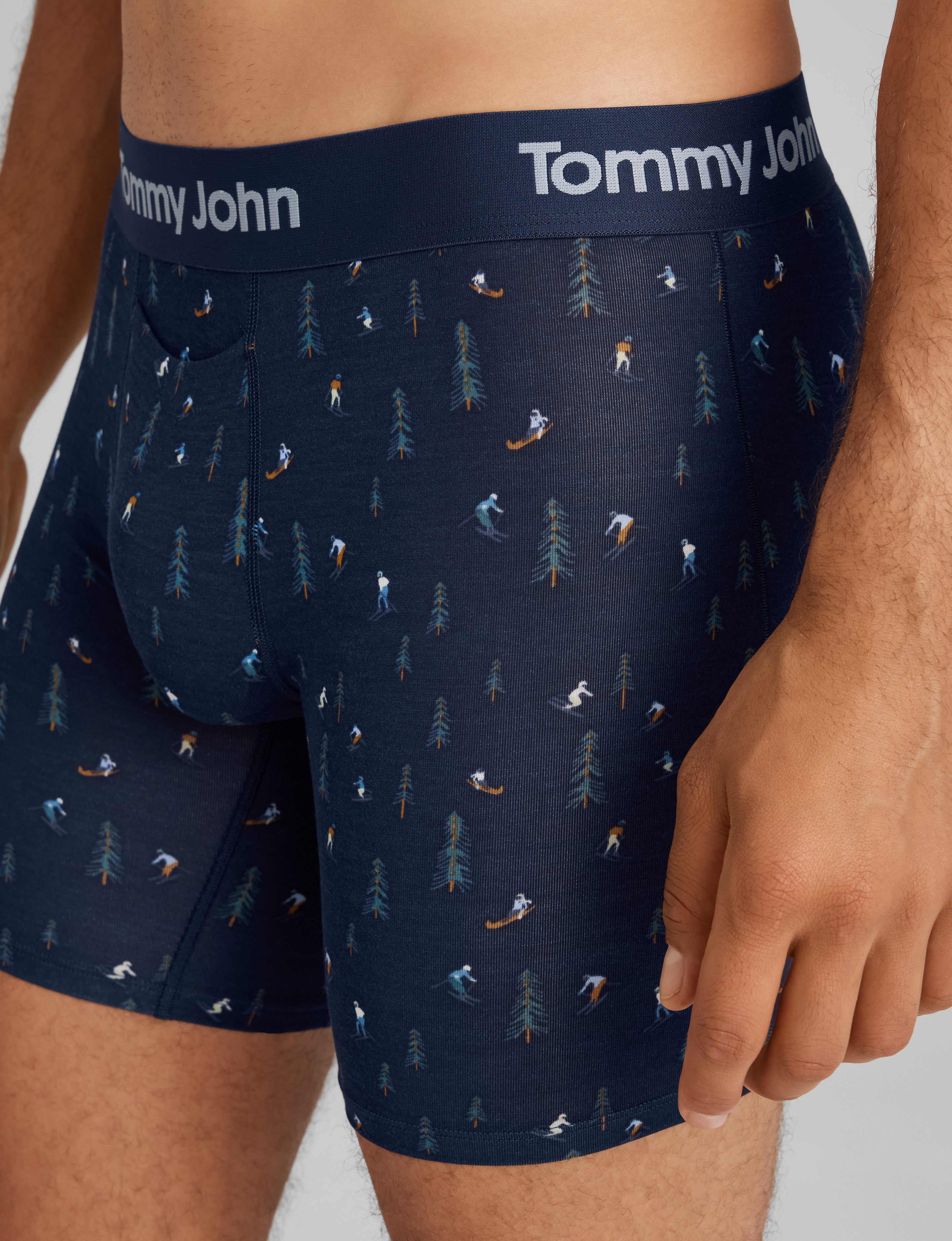 Second Skin Mid-Length Boxer Brief 6"
