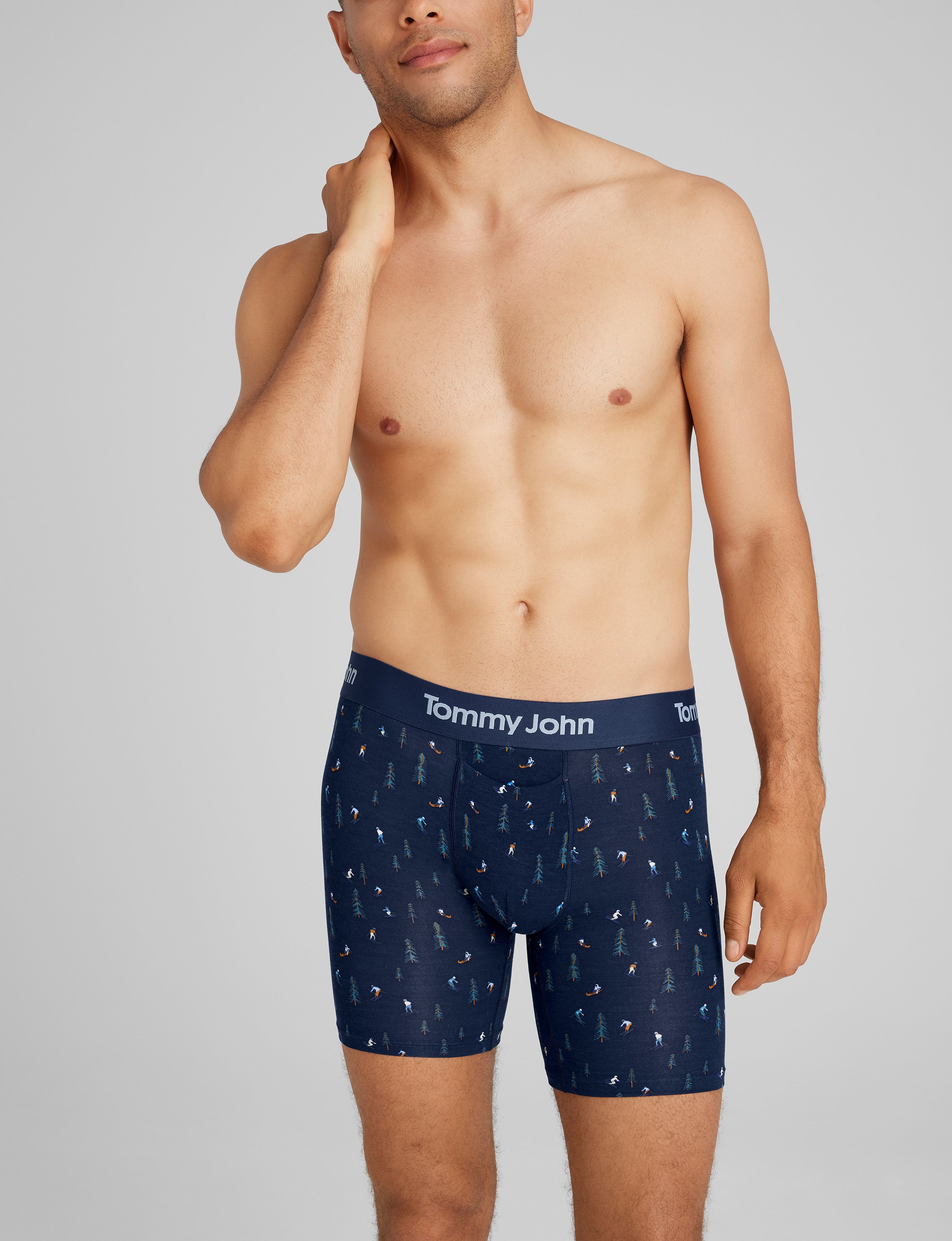 Second Skin Mid-Length Boxer Brief 6"