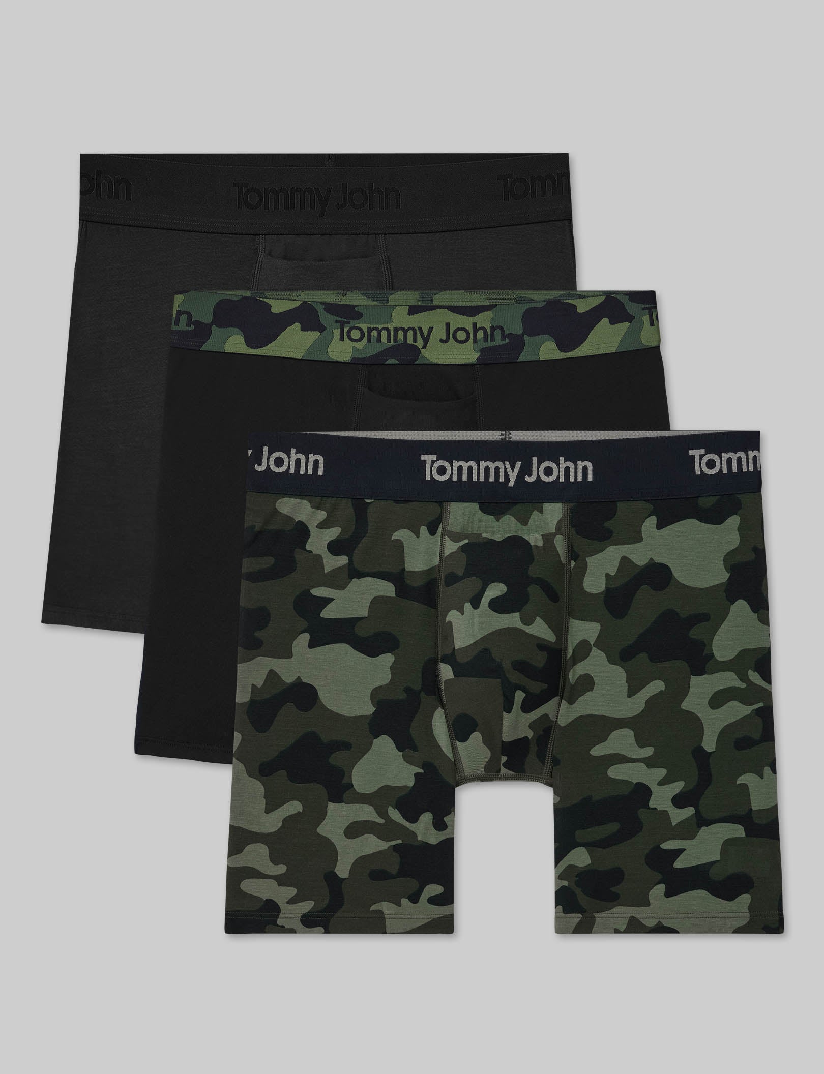 Second Skin Mid-Length Boxer Brief 6" (3-Pack)