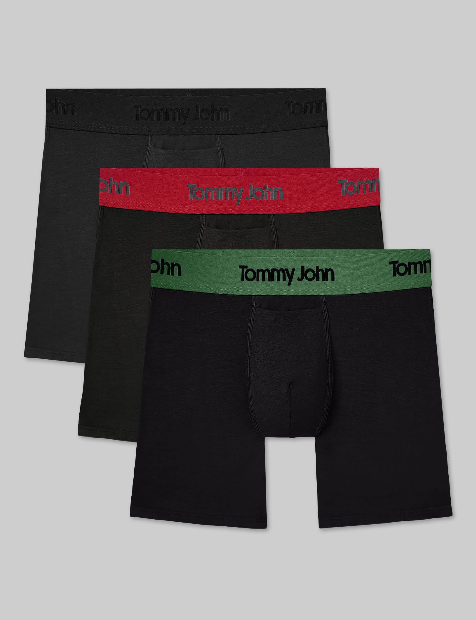 Second Skin Mid-Length Boxer Brief 6" (3-Pack)