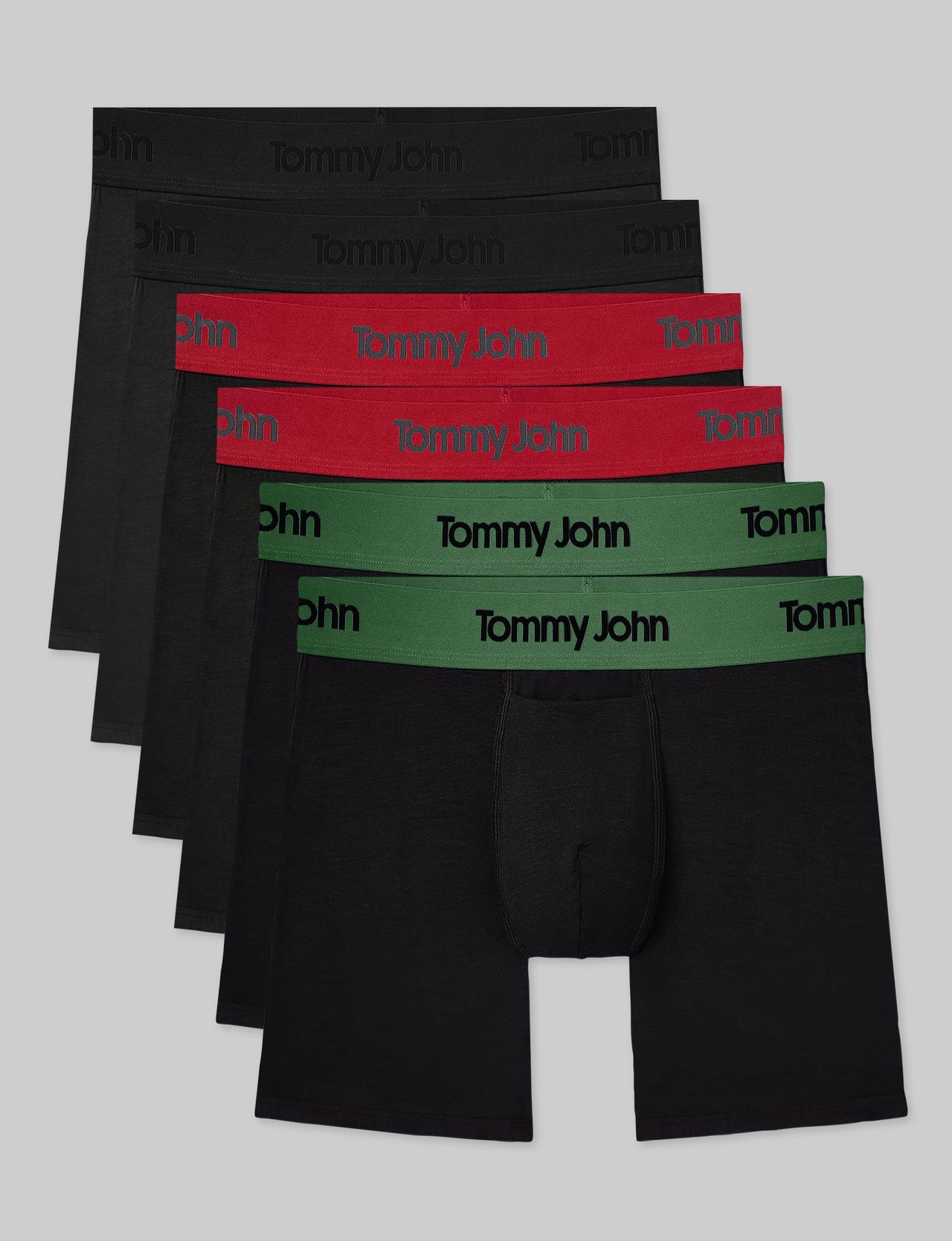 Second Skin Mid-Length Boxer Brief 6" (6-Pack)