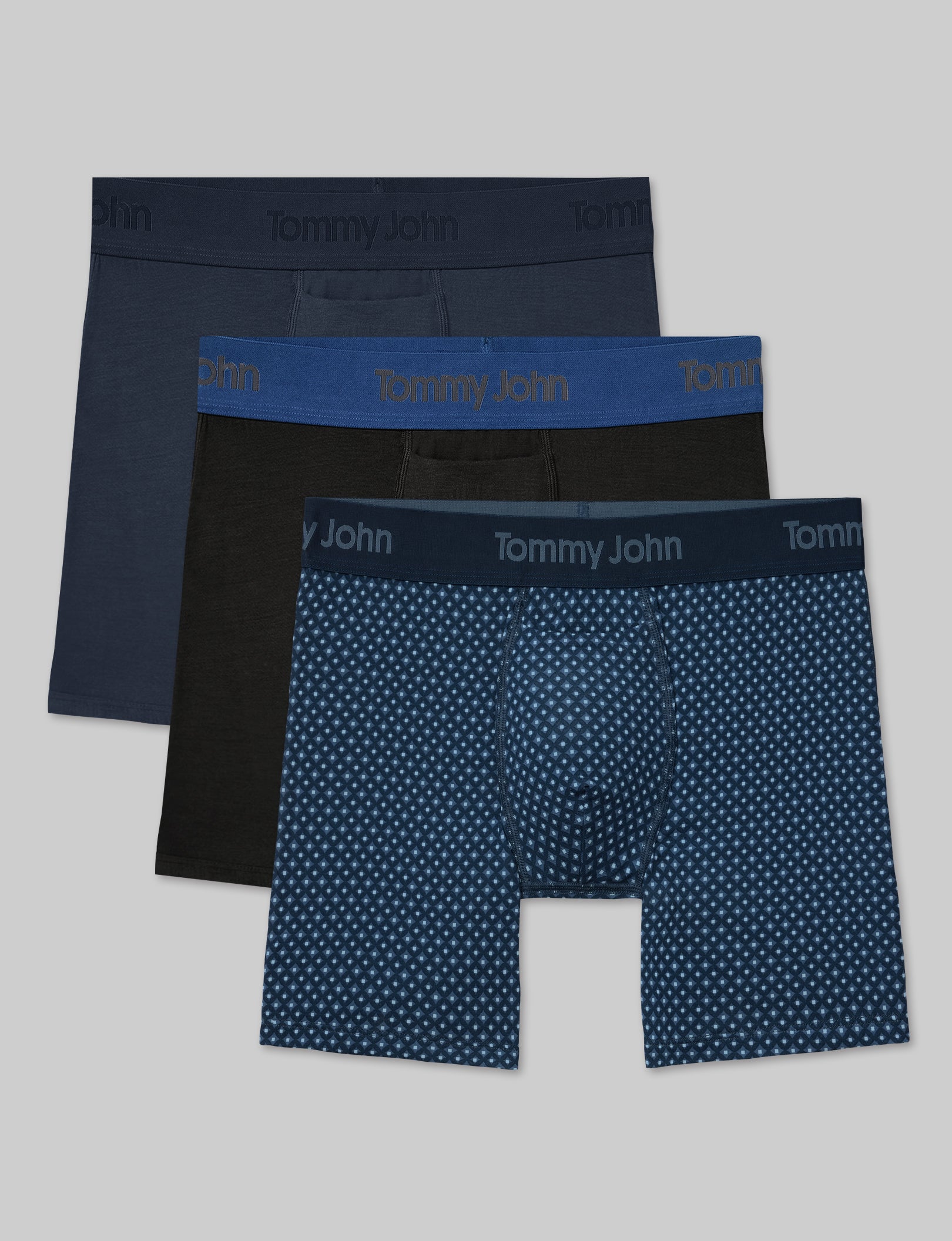Second Skin Mid-Length Boxer Brief 6" (3-Pack)