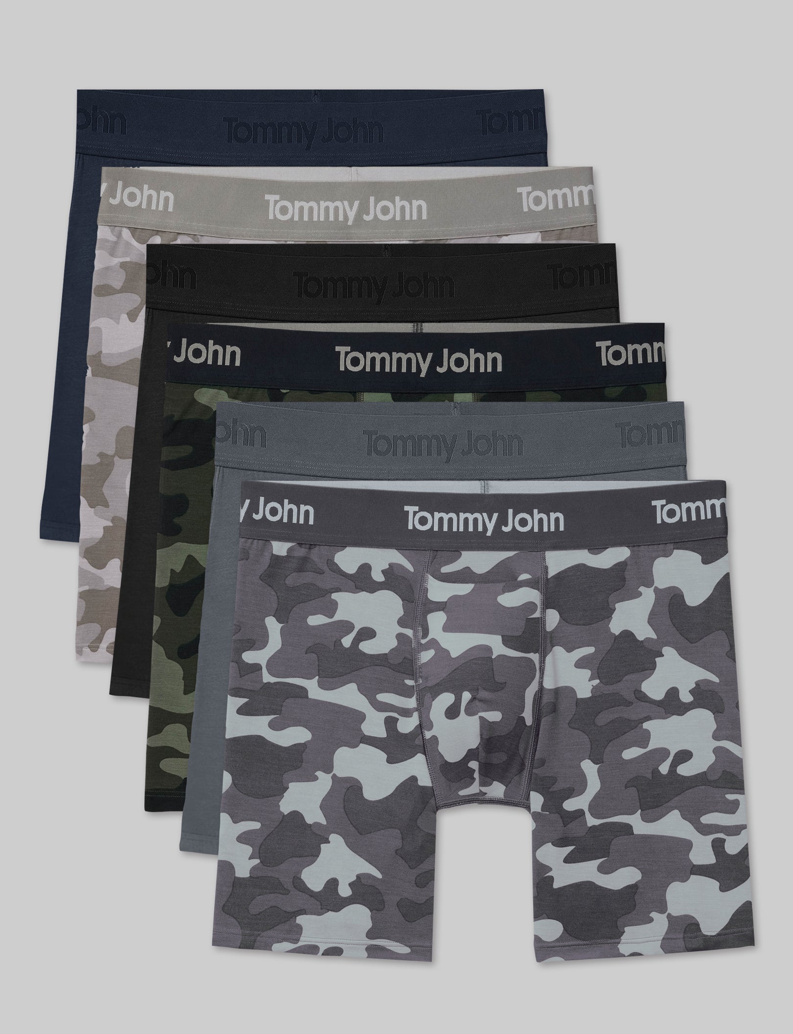 Second Skin Mid-Length Boxer Brief 6" (6-Pack)