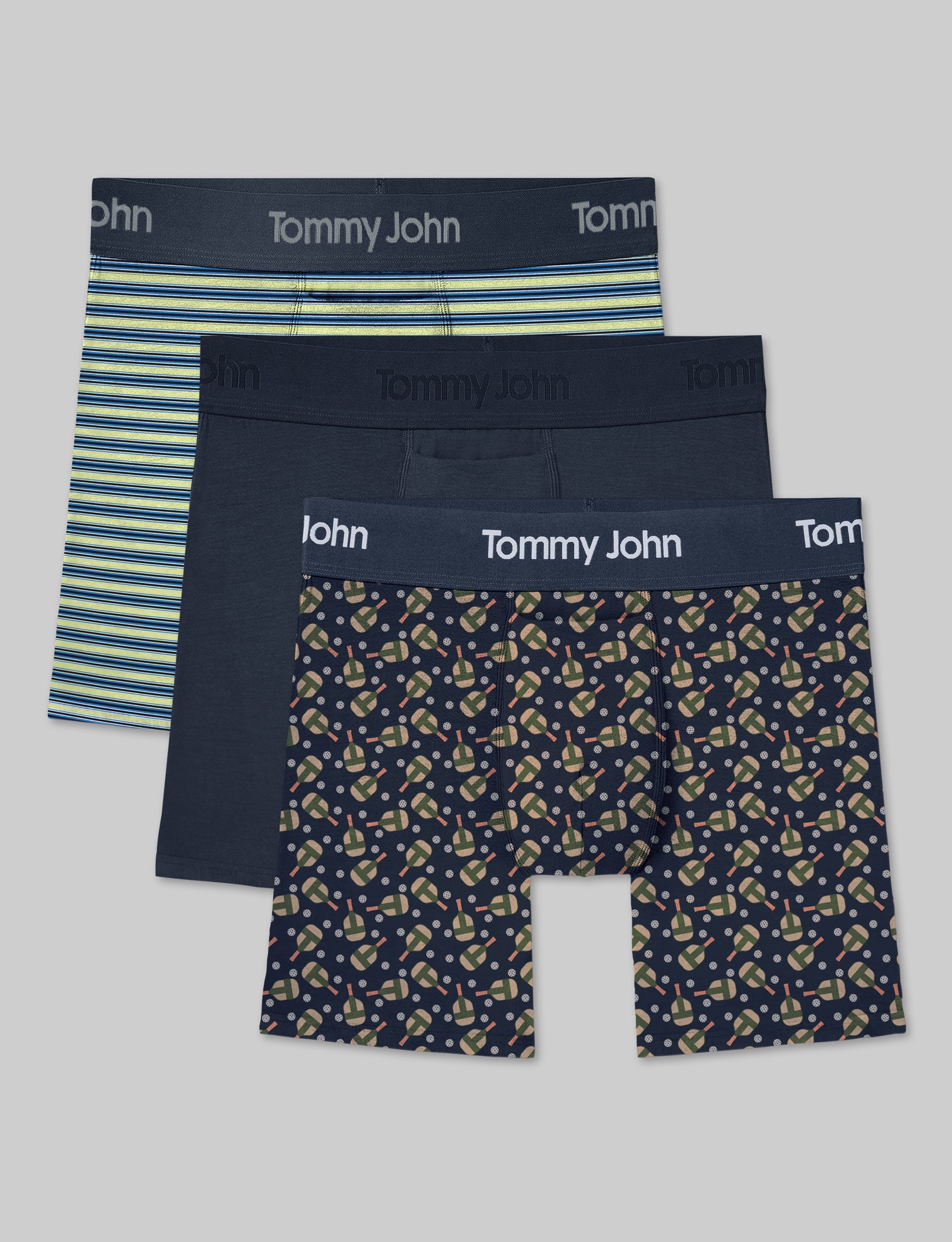 Second Skin Mid-Length Boxer Brief 6" (3-Pack)
