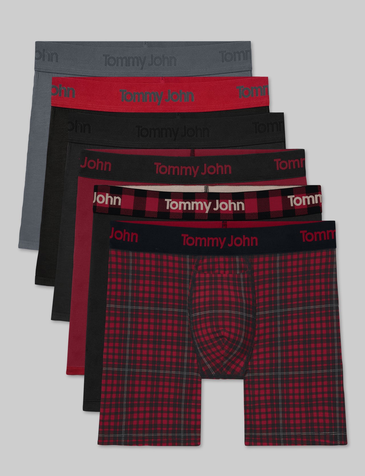 Second Skin Mid-Length Boxer Brief 6" (6-Pack)