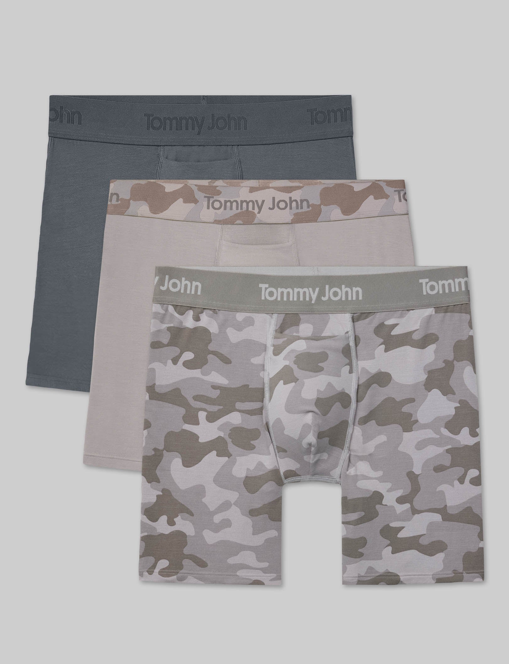 Second Skin Mid-Length Boxer Brief 6" (3-Pack)