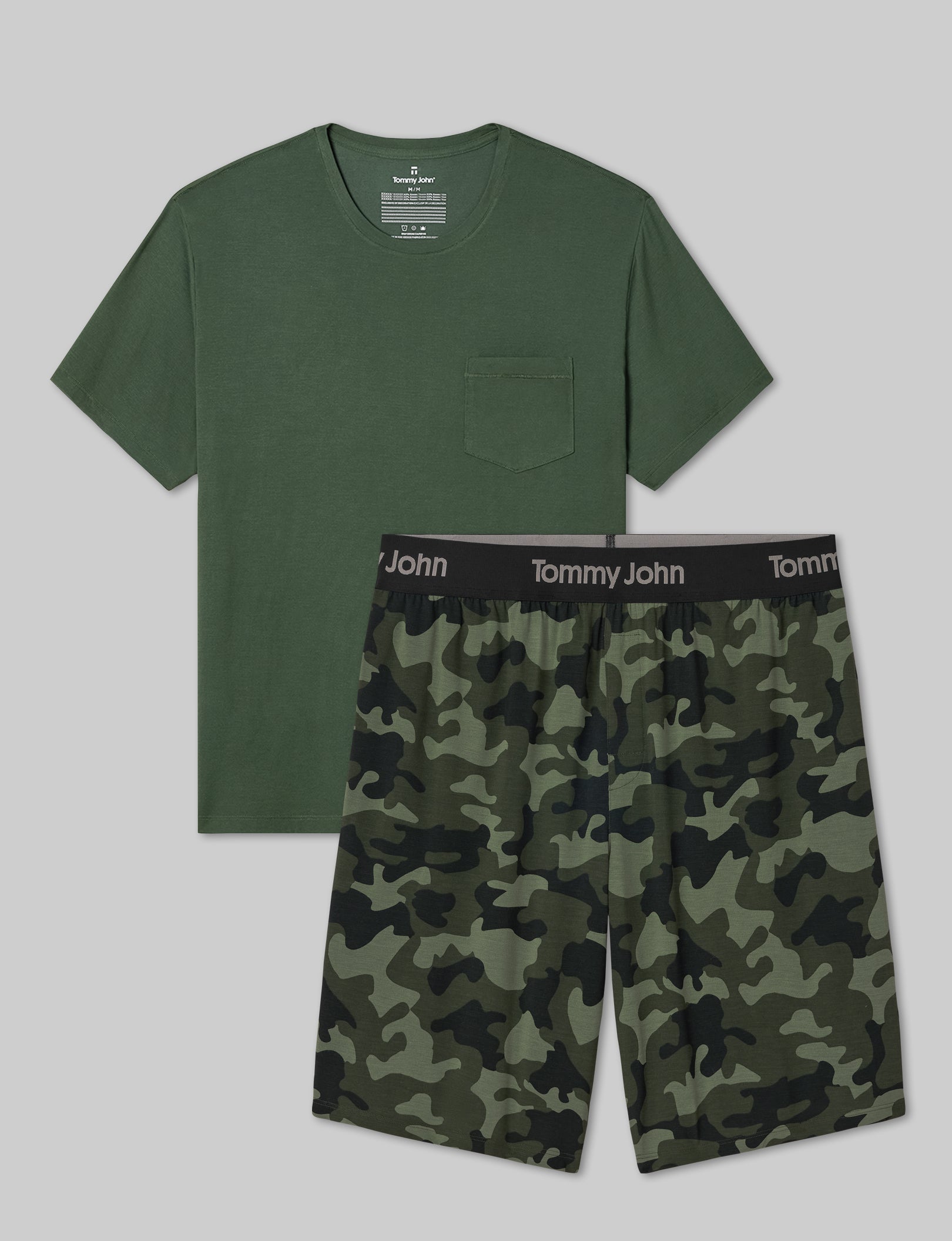 Second Skin Sleep Pocket Tee & Short Set