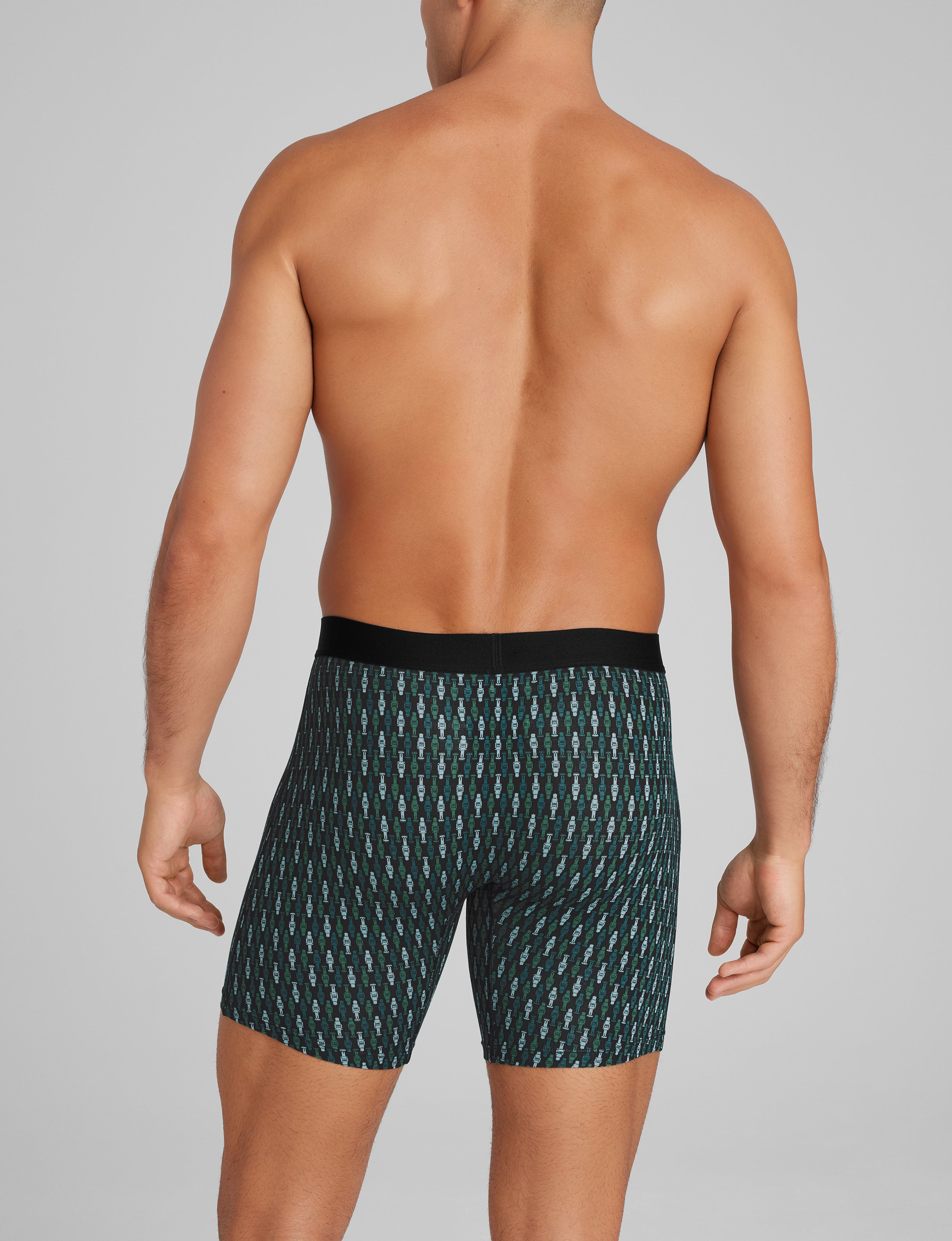 Cool Cotton Mid-Length Boxer Brief 6"