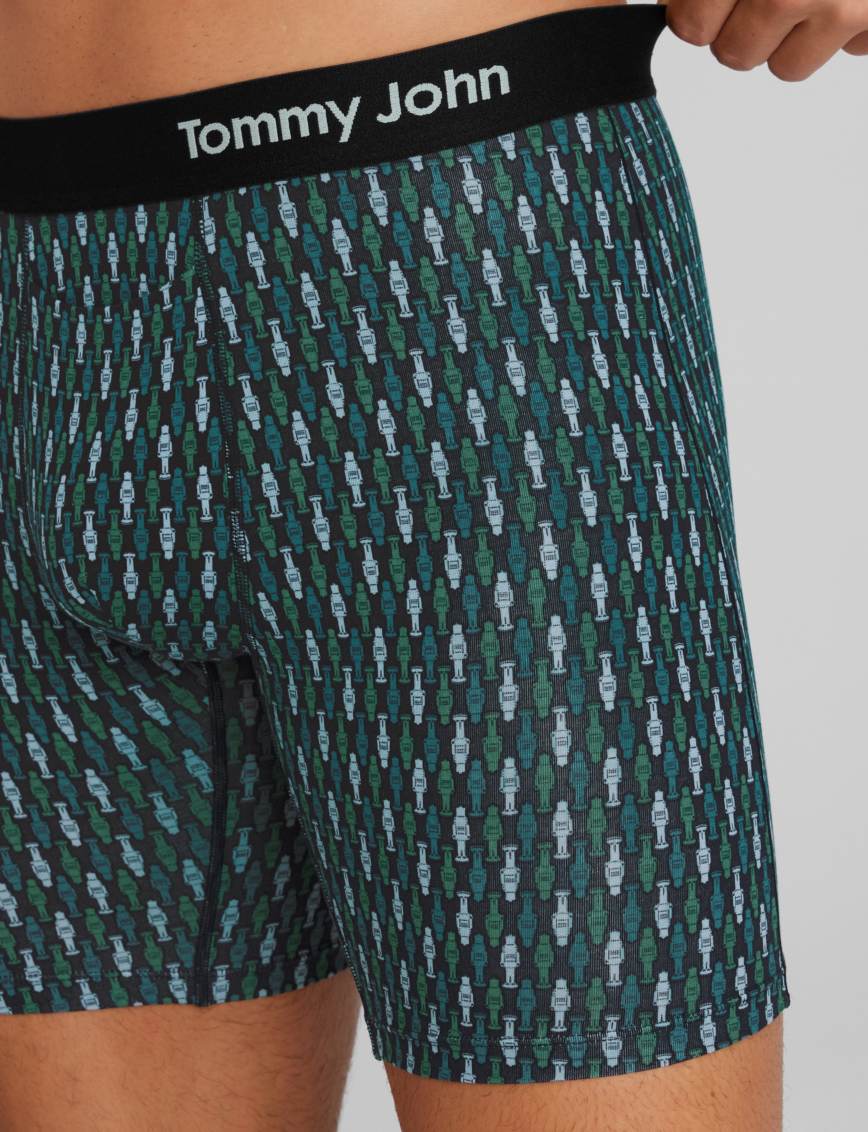 Cool Cotton Mid-Length Boxer Brief 6"