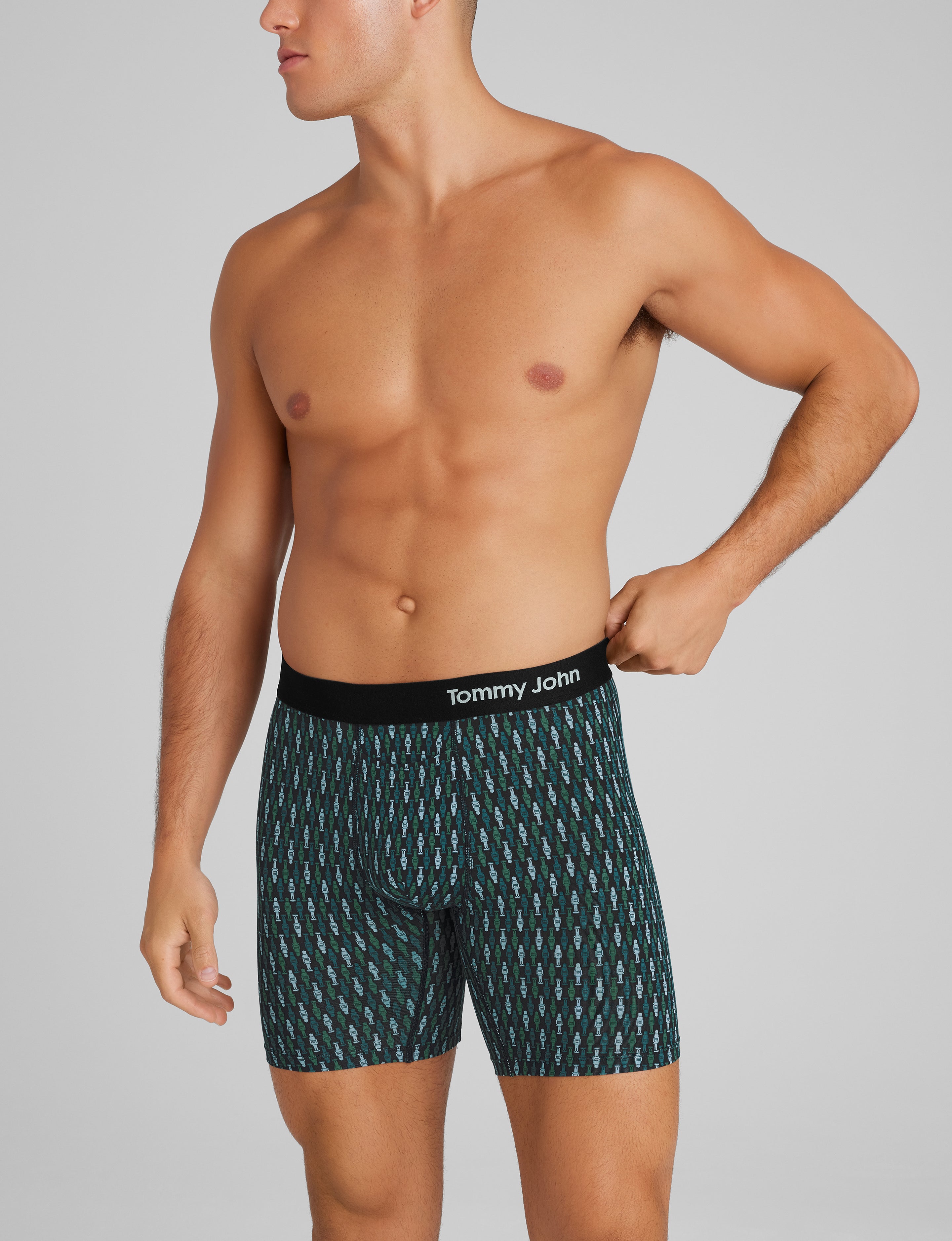 Cool Cotton Mid-Length Boxer Brief 6"