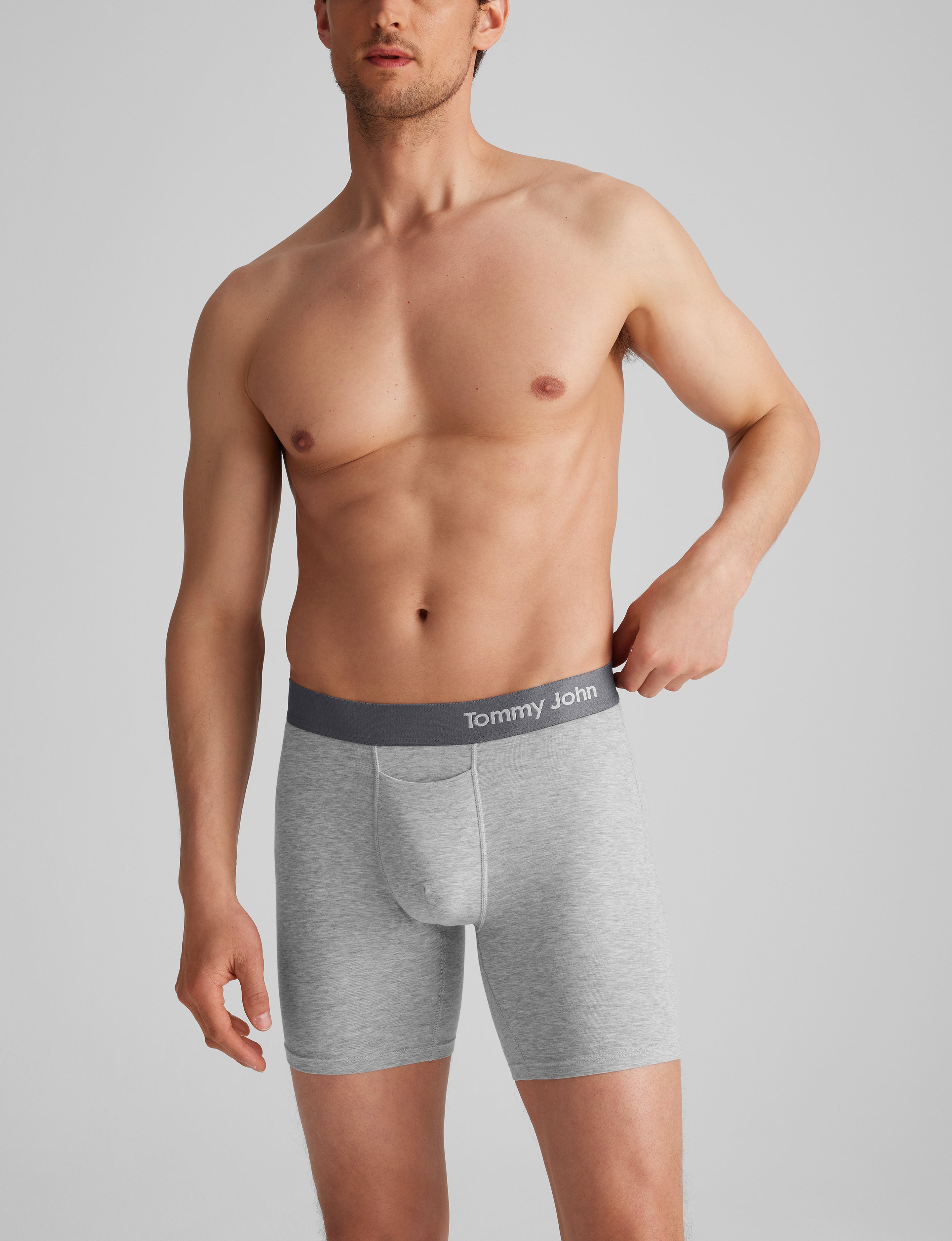 Cool Cotton Mid-Length Boxer Brief 6"