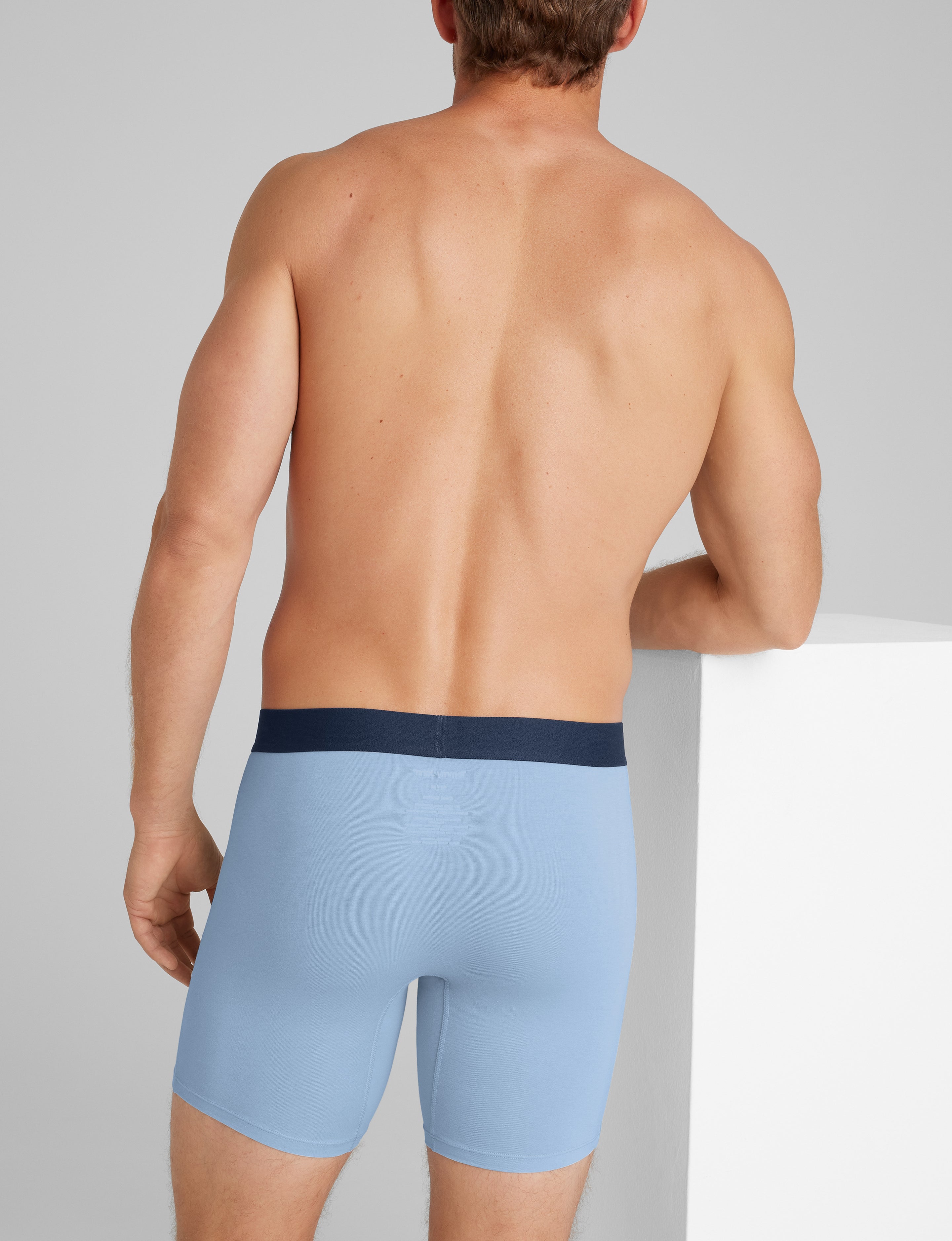 Cool Cotton Mid-Length Boxer Brief 6"
