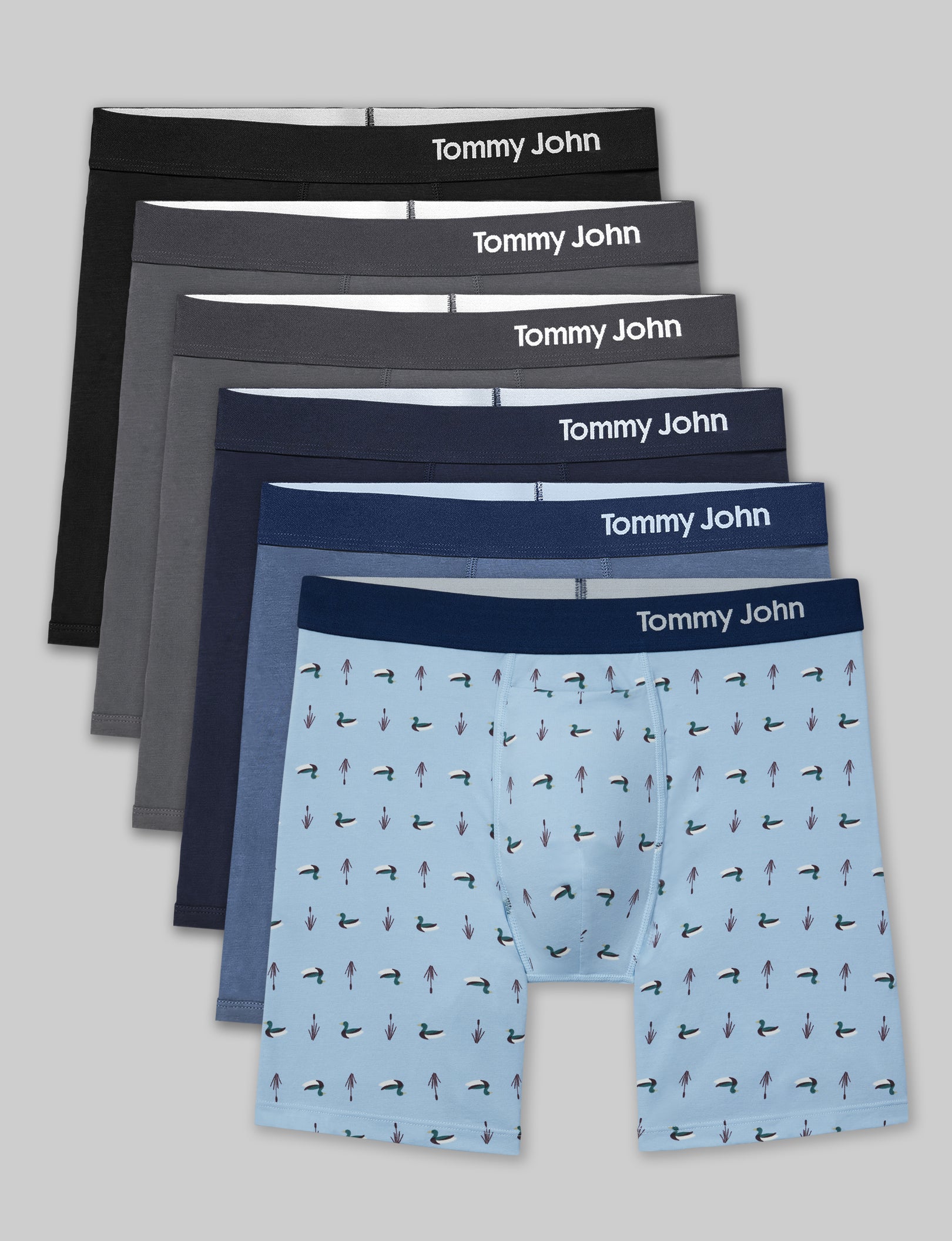 Cool Cotton Mid-Length Boxer Brief 6" (6-Pack)