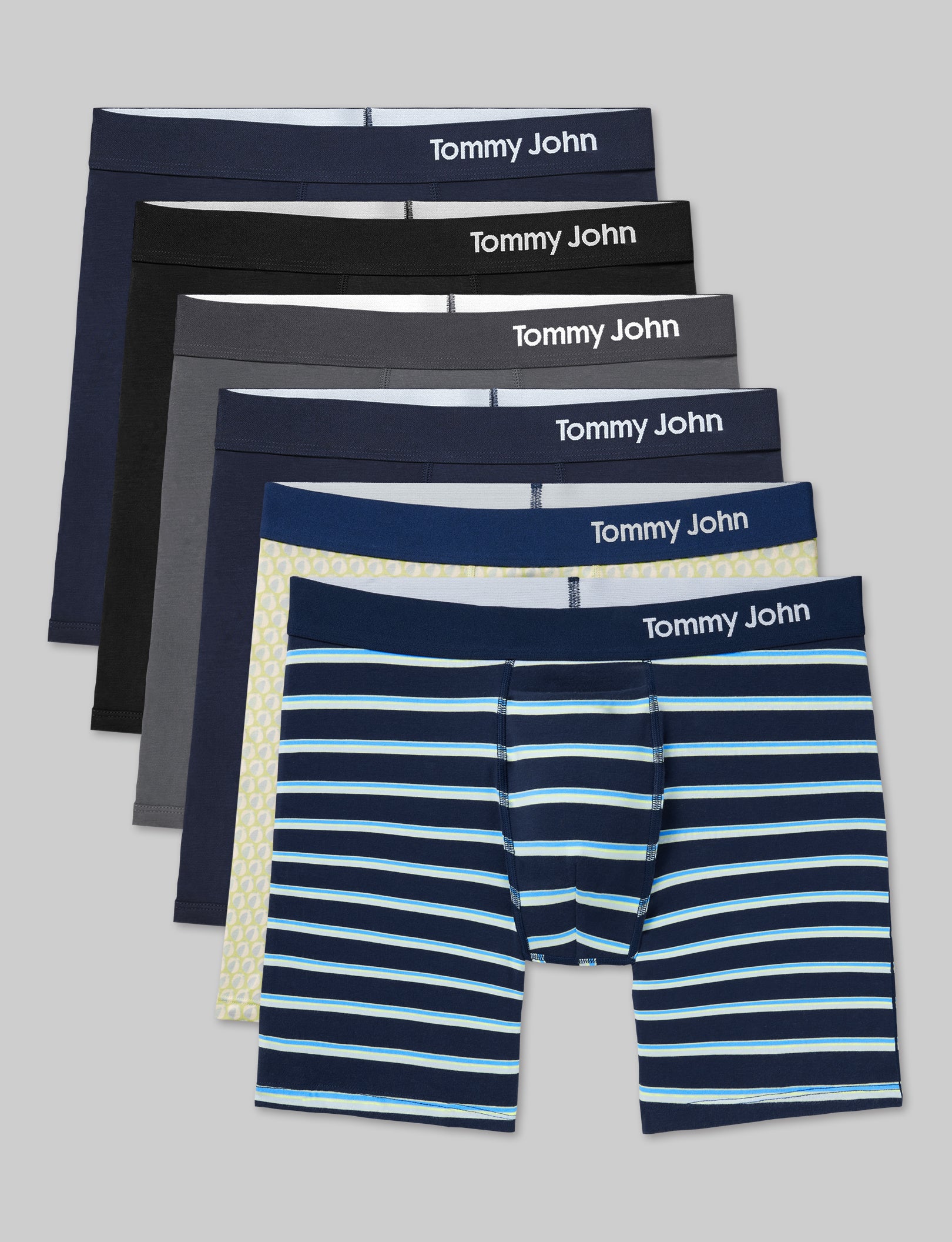 Cool Cotton Mid-Length Boxer Brief 6" (6-Pack)