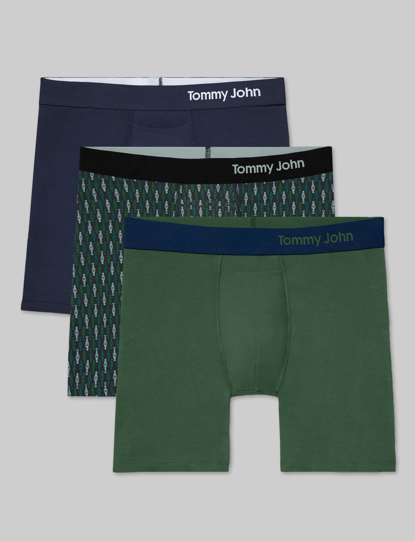 Cool Cotton Mid-Length Boxer Brief 6" (3-Pack)