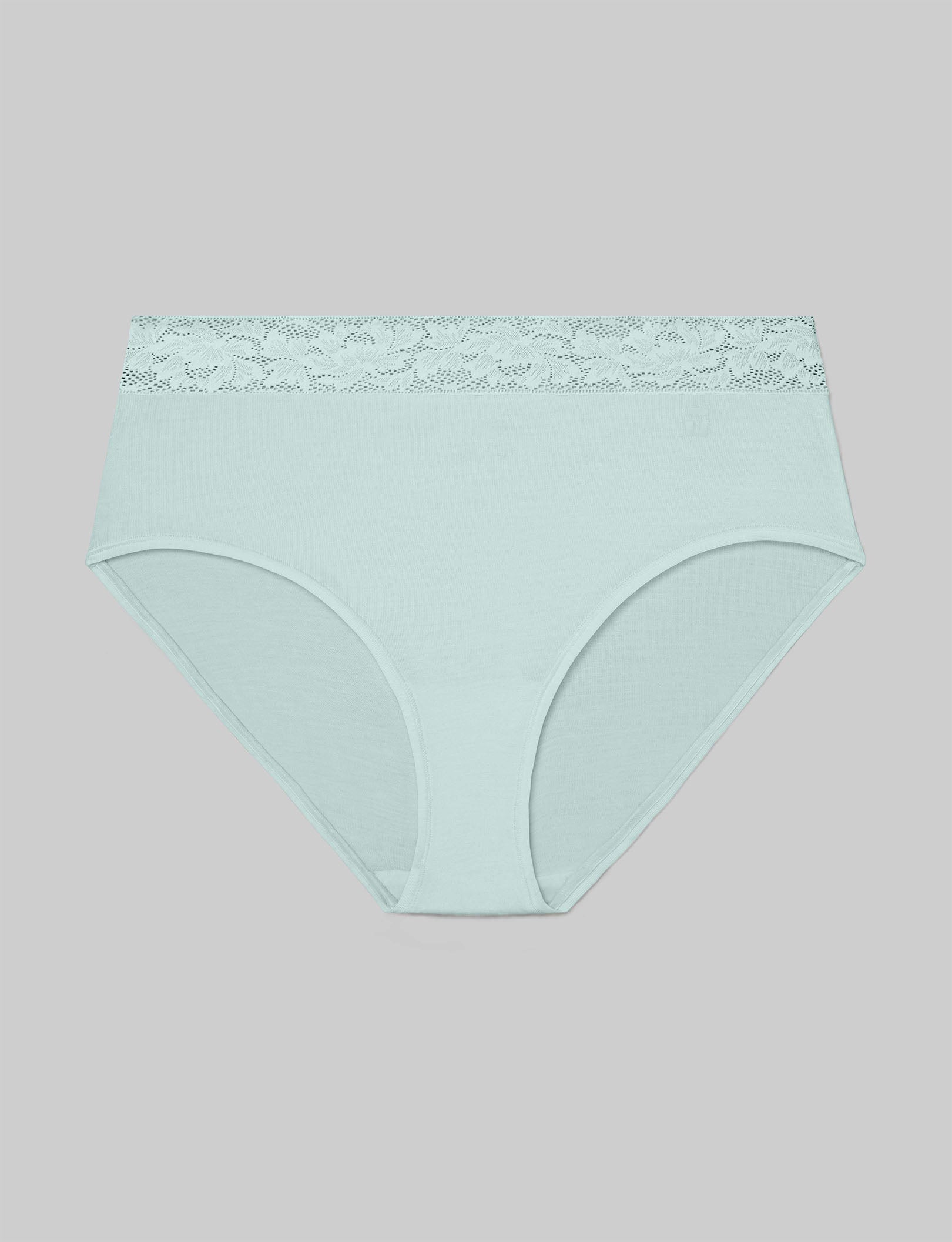 Second Skin High Rise Brief, Lace Waist