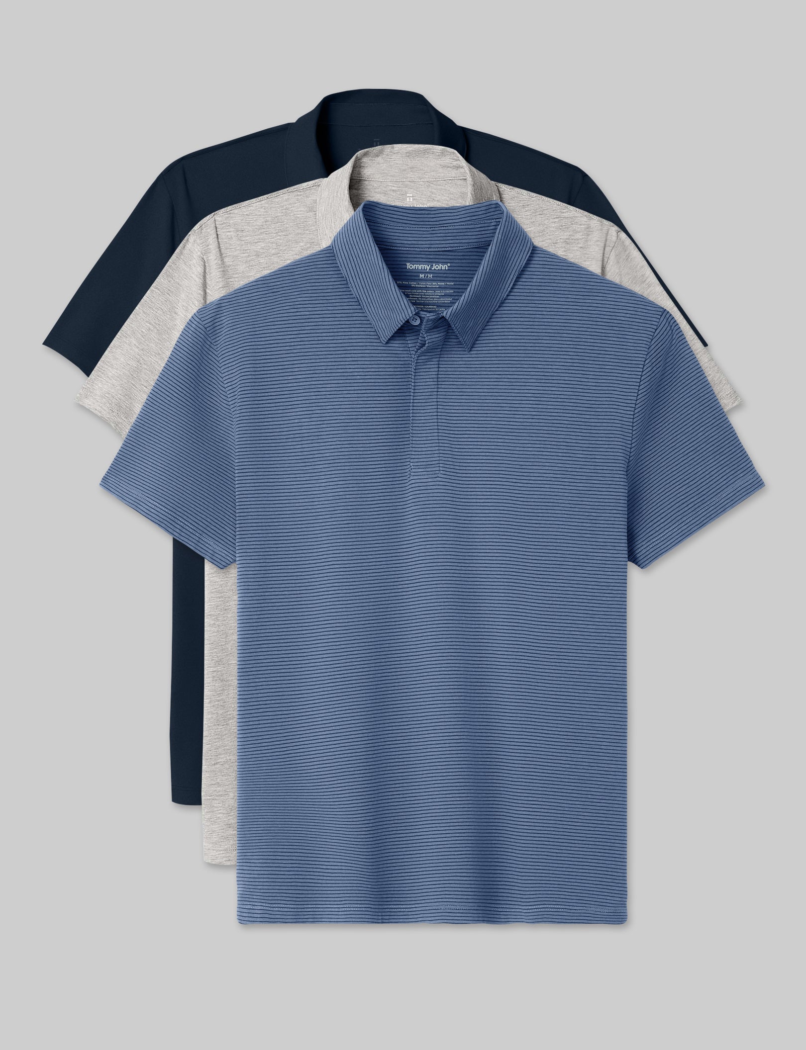 Second Skin Comfort Polo (3-Pack)