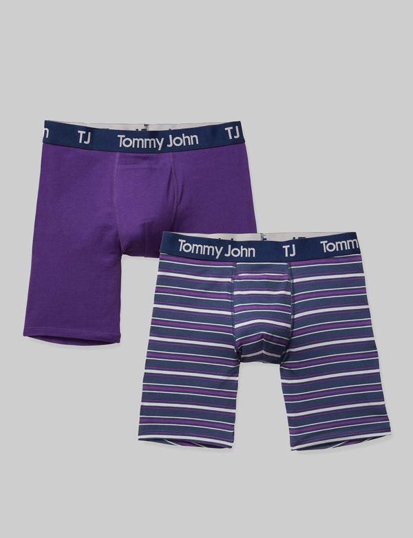 Tj  Tommy John™ Men's 6'' Boxer Briefs 2pk - Dress Blue/turbulence Xxl :  Target