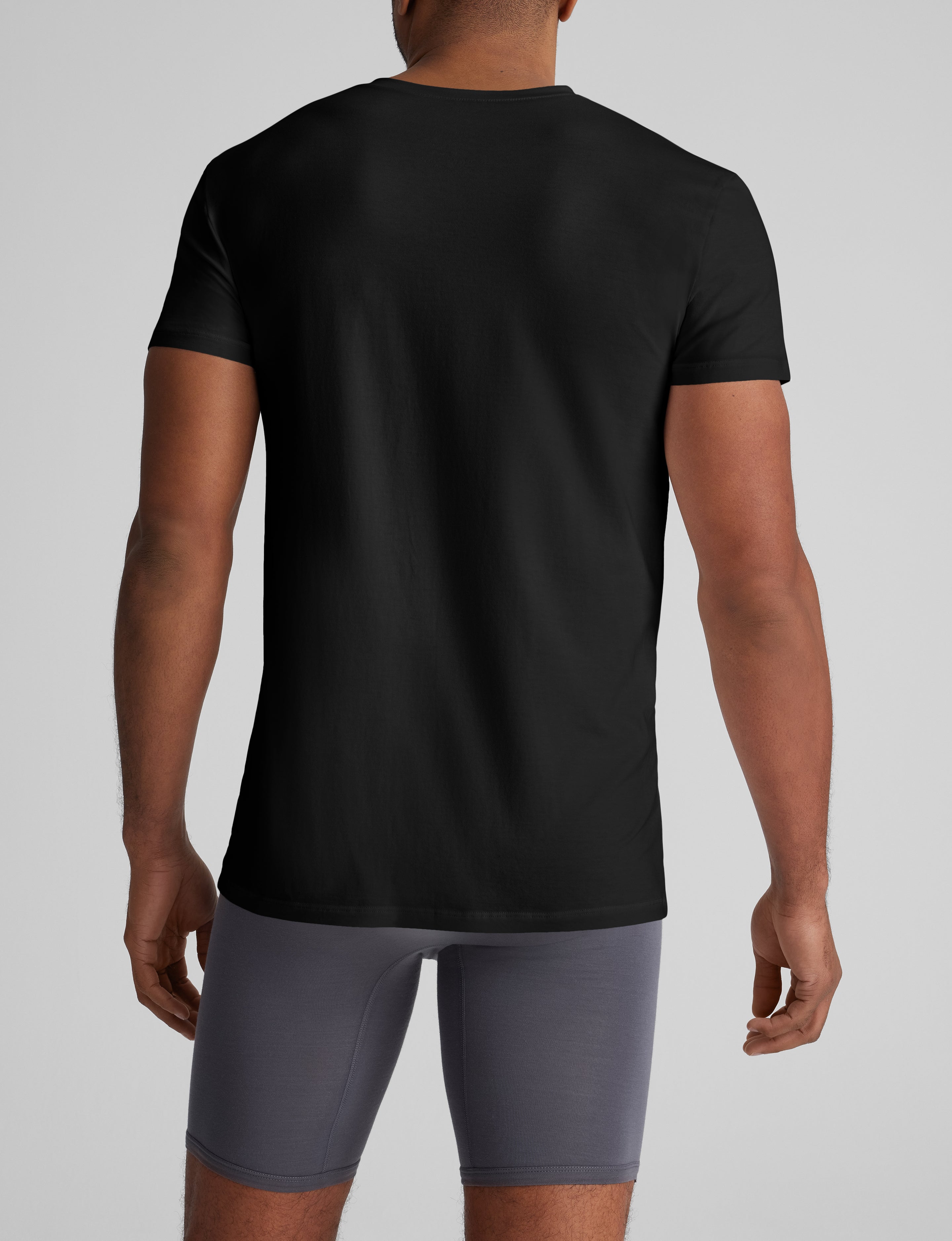 Cool Cotton High V-Neck Modern Fit Undershirt (6-Pack)