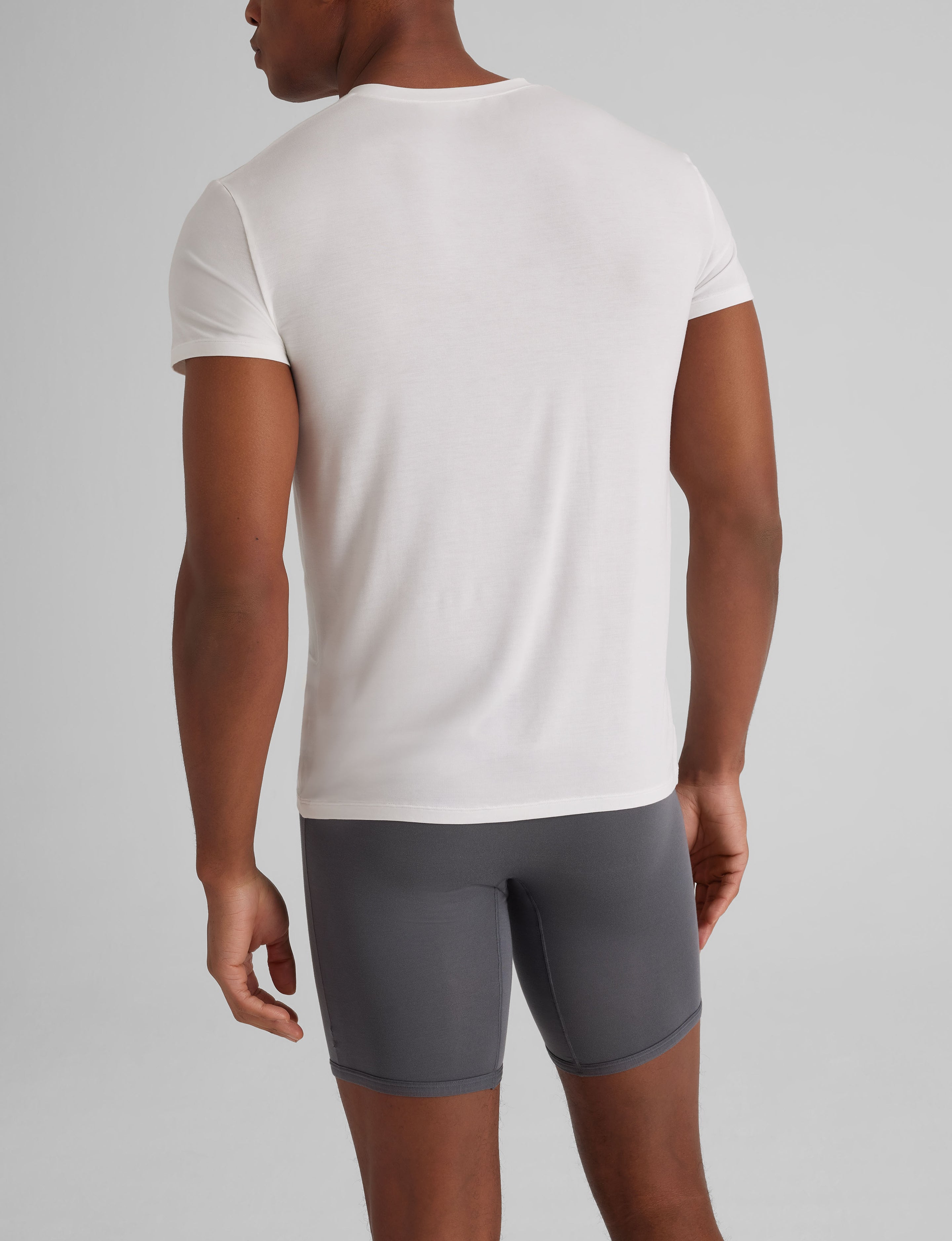 Second Skin High V-Neck Modern Fit Undershirt (6-Pack)