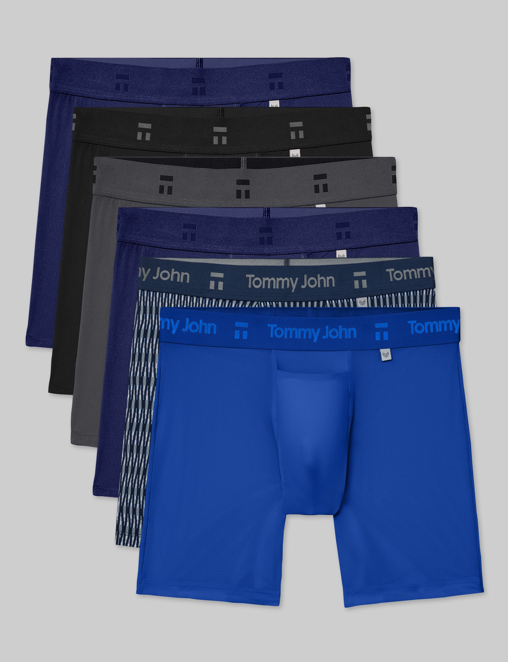 Air Mid-Length Boxer Brief 6" (6-Pack)