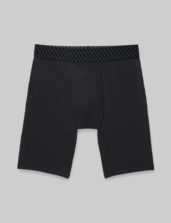 NWT $64 TOMMY JOHN [ Large ] Cool Cotton 4-Inch Boxer Briefs Black