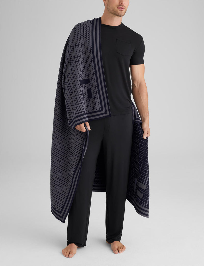 Sweater Throw Blanket::Deep Well/Iron Gate