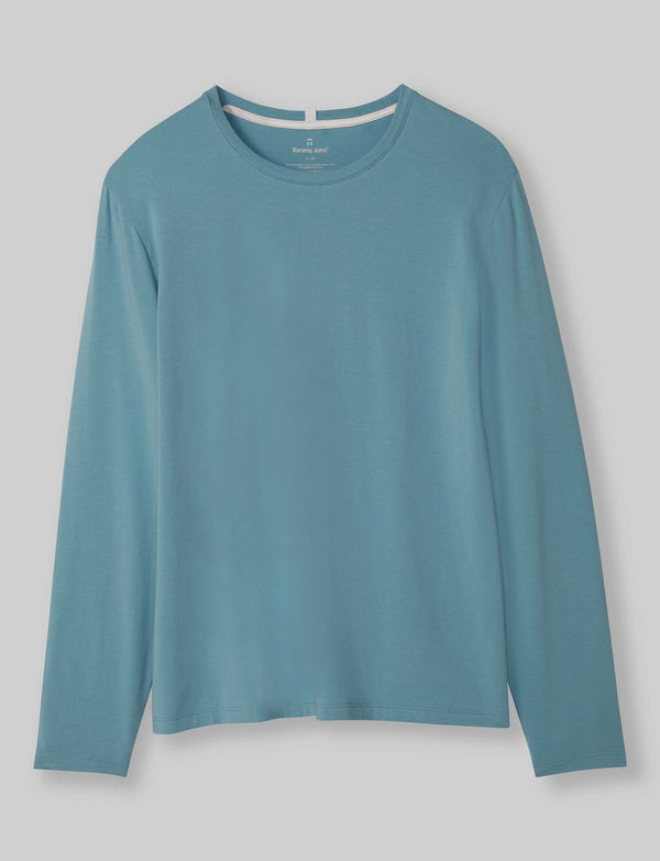 Second Skin Long Sleeve Crew Neck Tee Soft T shirt