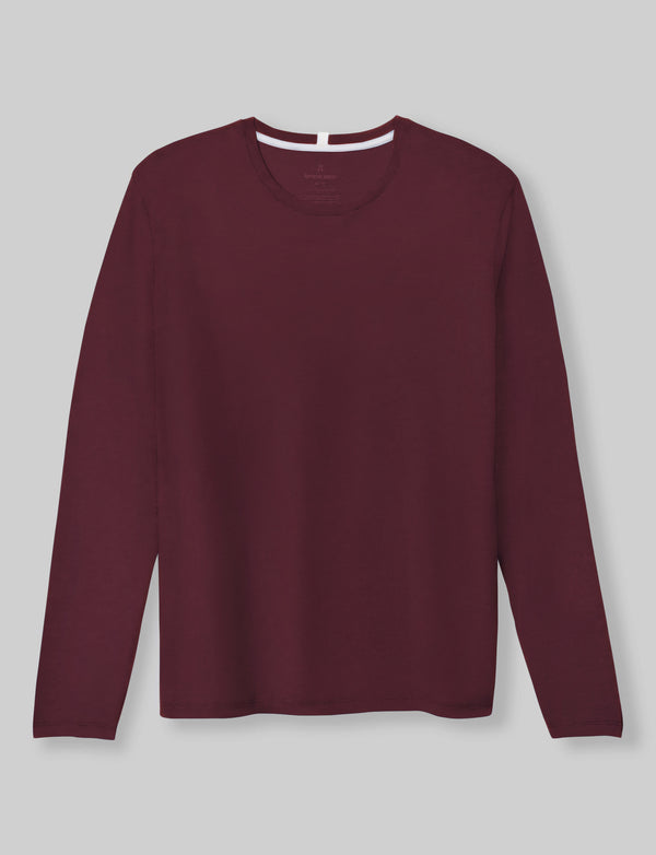 Second Skin Long Sleeve Crew Neck Tee Soft T shirt Tommy John