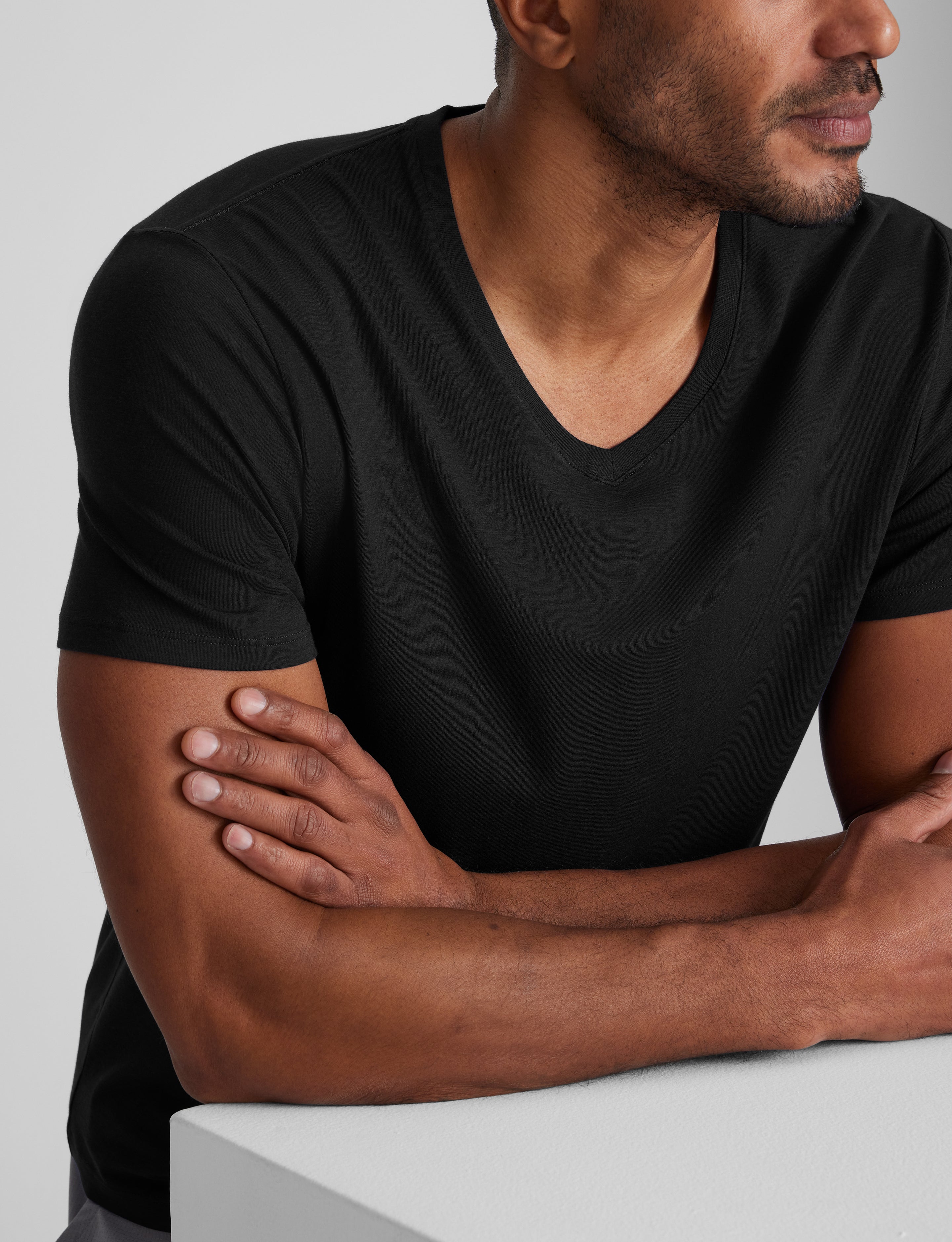 Second Skin V-Neck Tee (3-Pack)